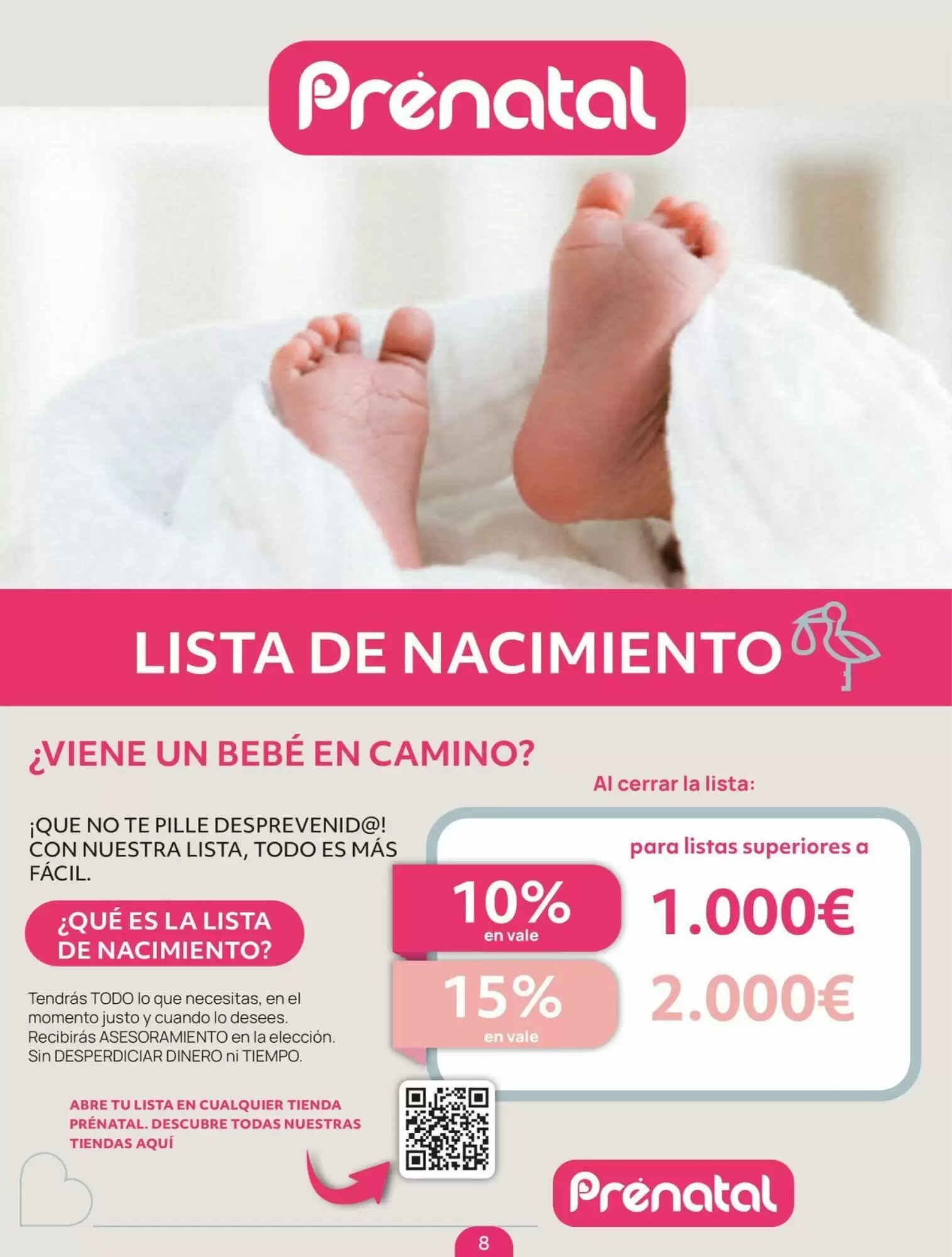 Folleto promocional de Prénatal válido desde el 07/05/2026 - Página 8.