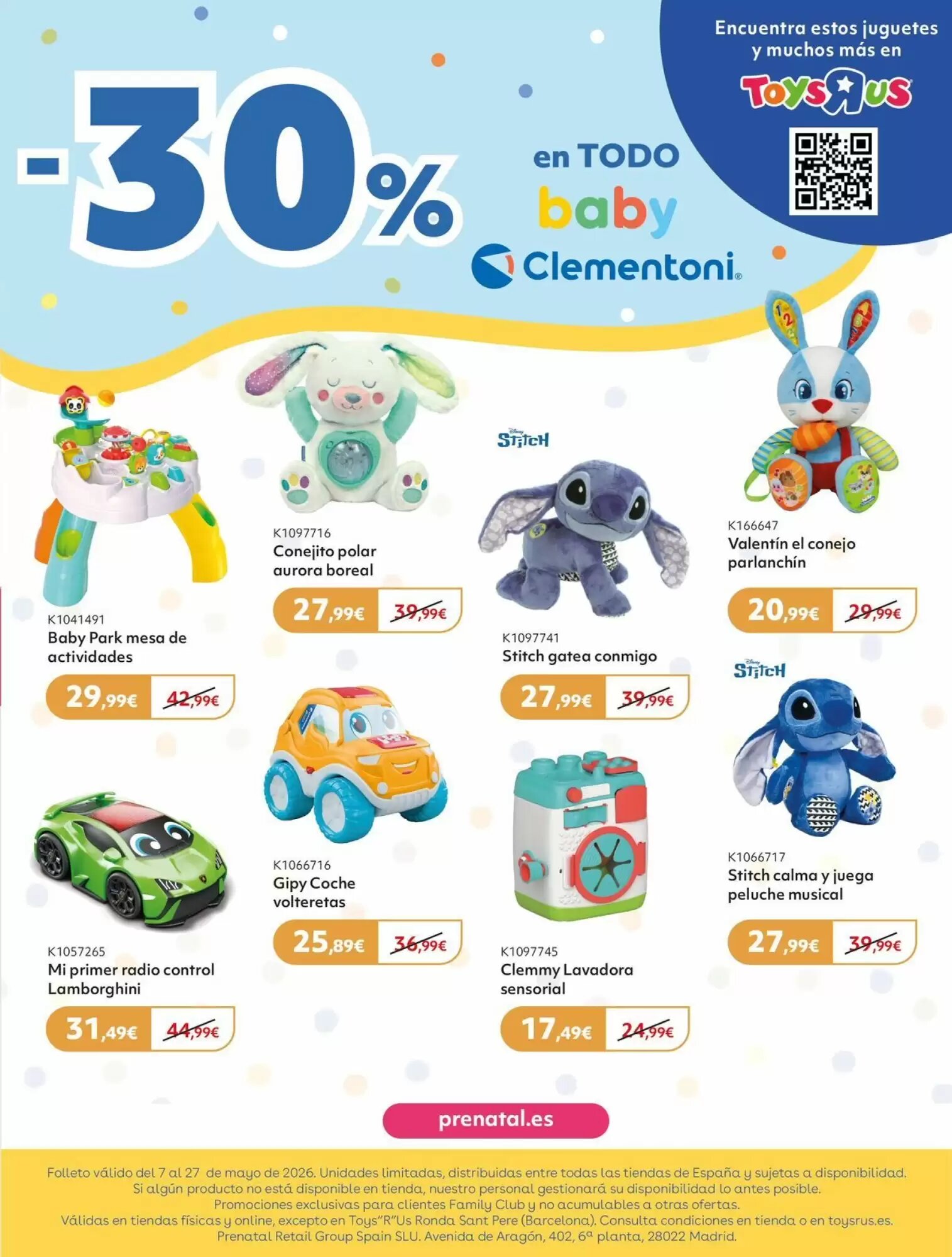 Folleto promocional de Prénatal válido desde el 07/05/2026 - Página 9.