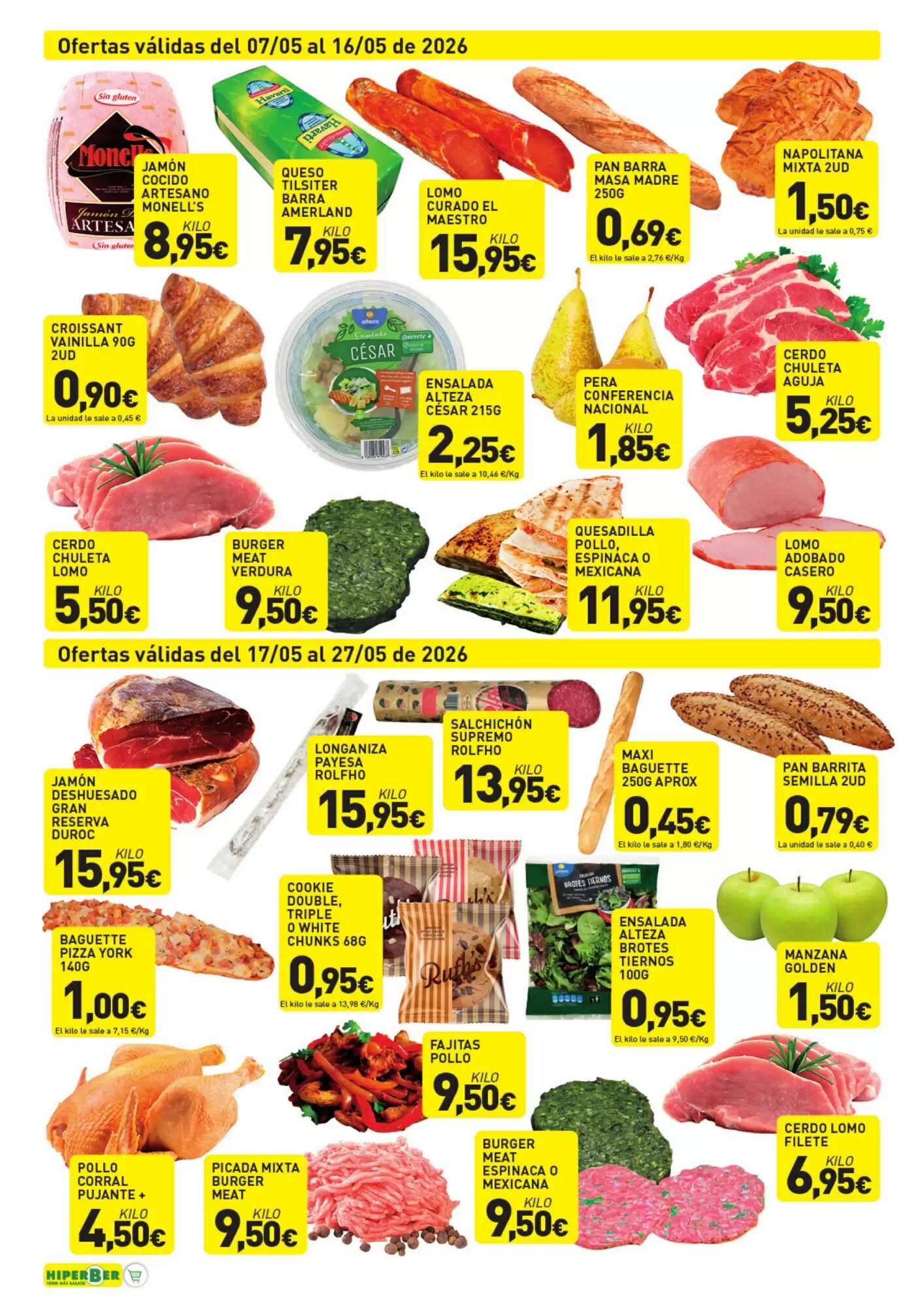 Folleto promocional de Hiperber válido desde el 07/05/2026 - Página 2.
