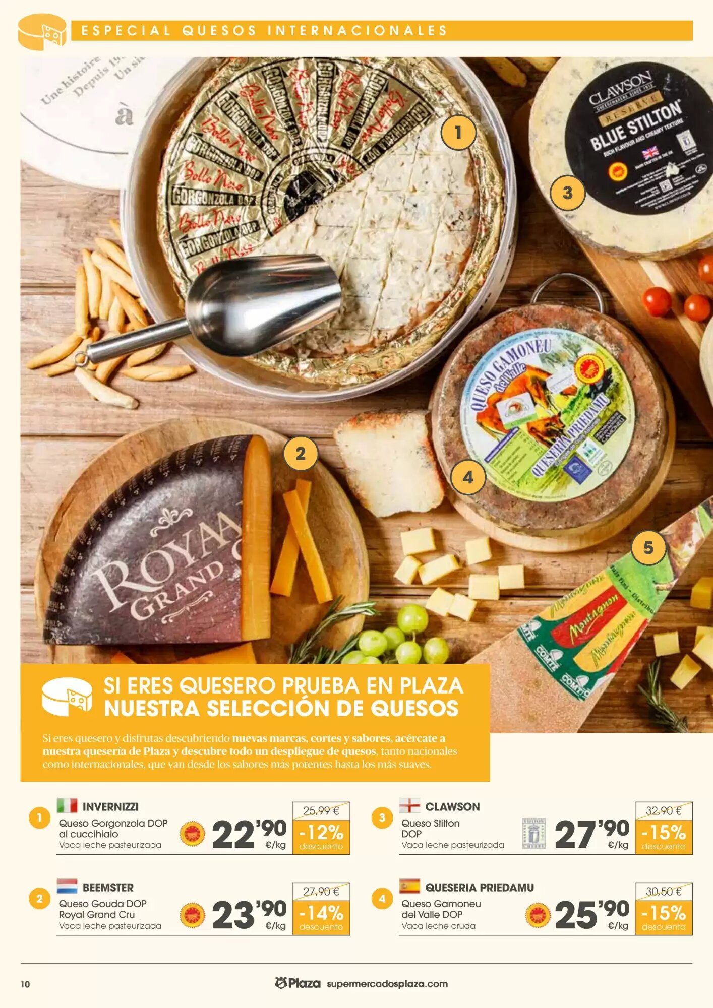 Folleto promocional de Supermercados Plaza válido desde el 07/05/2026 - Página 10.
