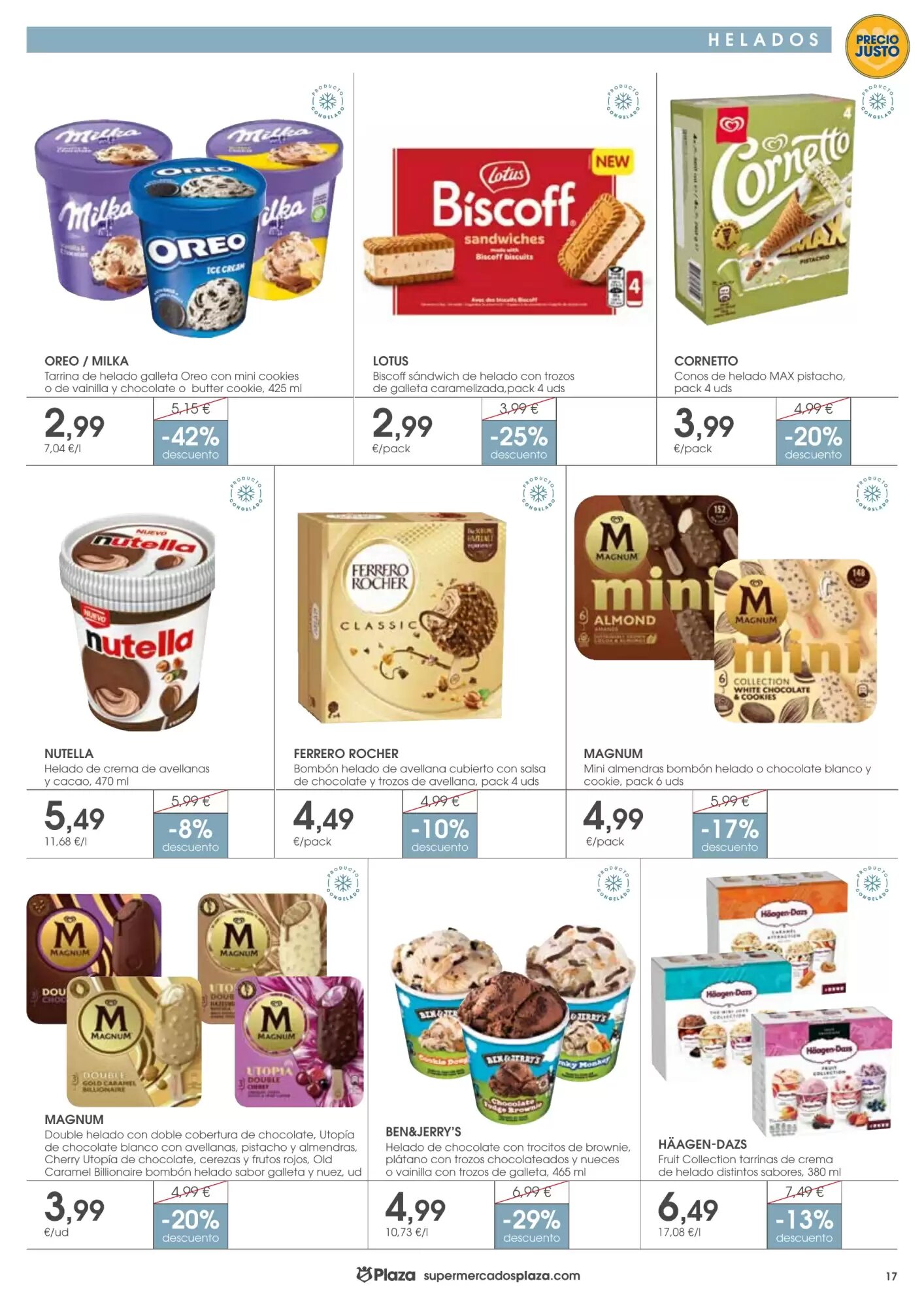 Folleto promocional de Supermercados Plaza válido desde el 07/05/2026 - Página 17.