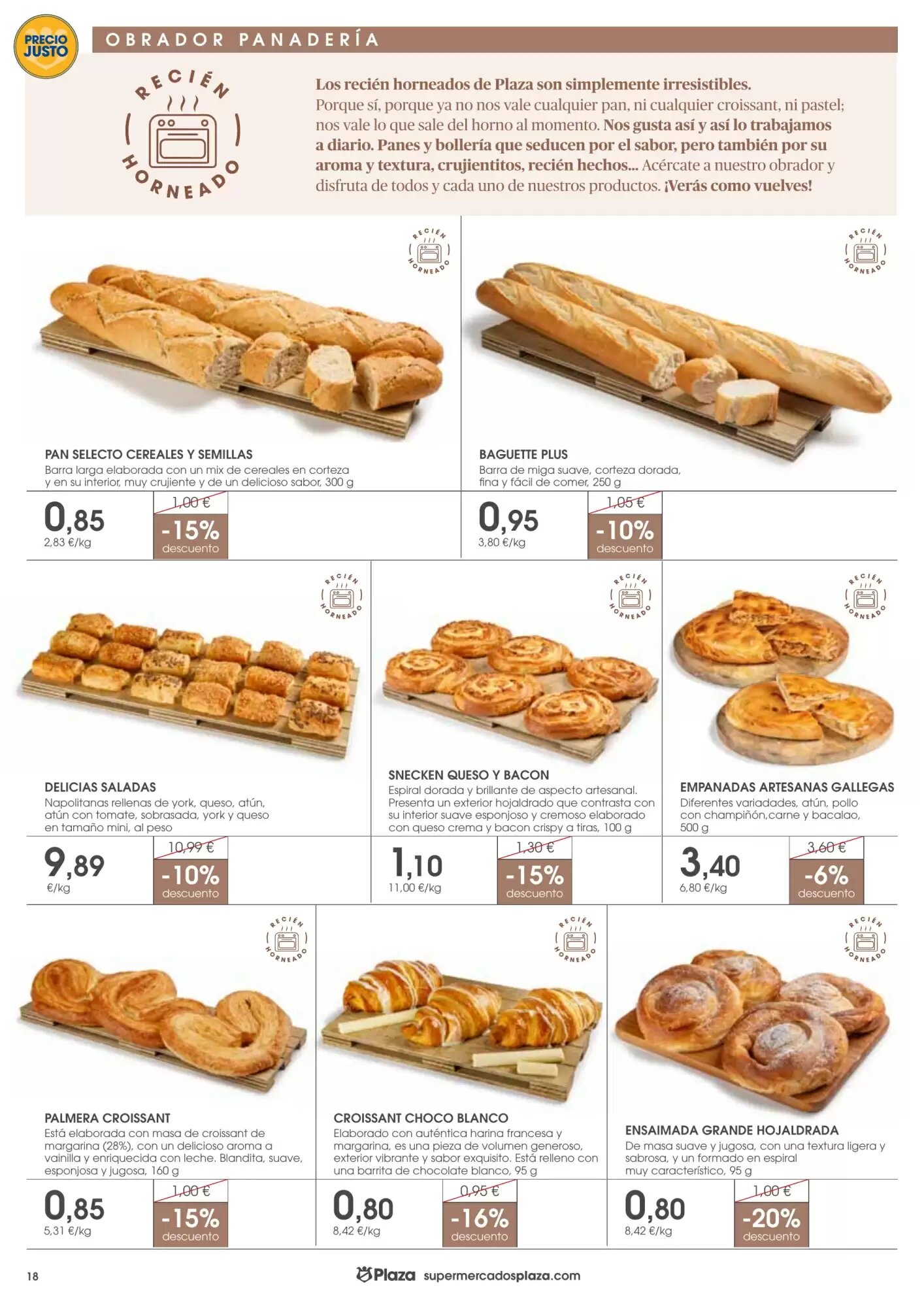 Folleto promocional de Supermercados Plaza válido desde el 07/05/2026 - Página 18.