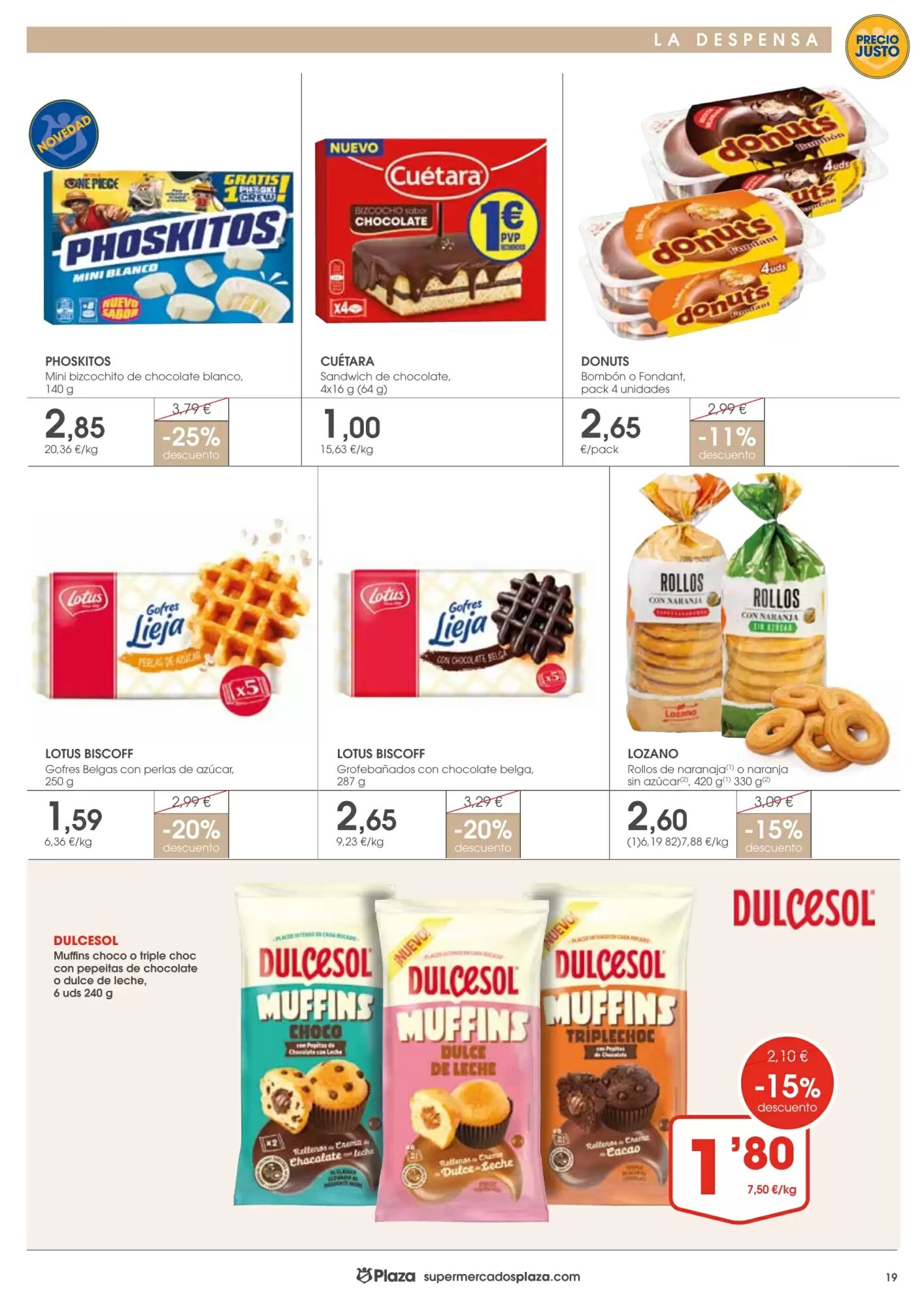 Folleto promocional de Supermercados Plaza válido desde el 07/05/2026 - Página 19.