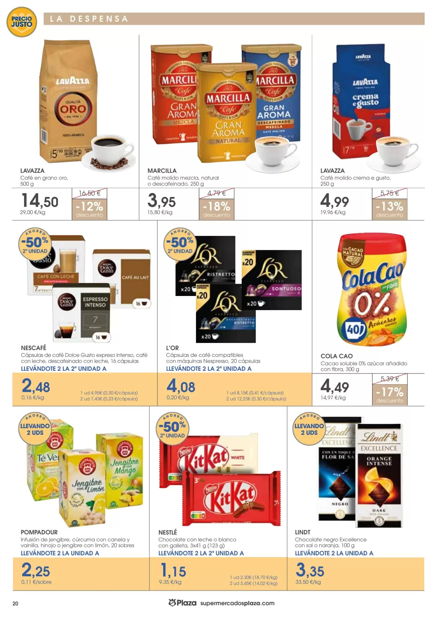 Folleto promocional de Supermercados Plaza válido desde el 07/05/2026 - Página 20.