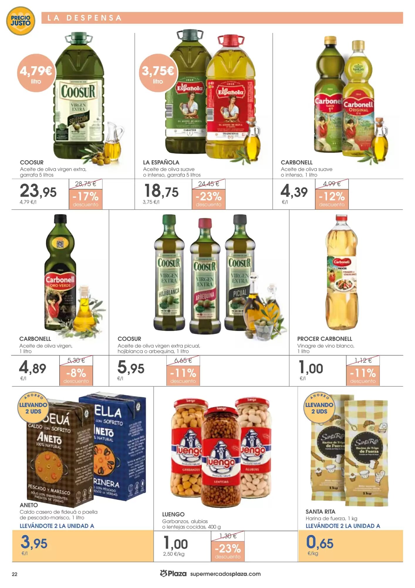 Folleto promocional de Supermercados Plaza válido desde el 07/05/2026 - Página 22.