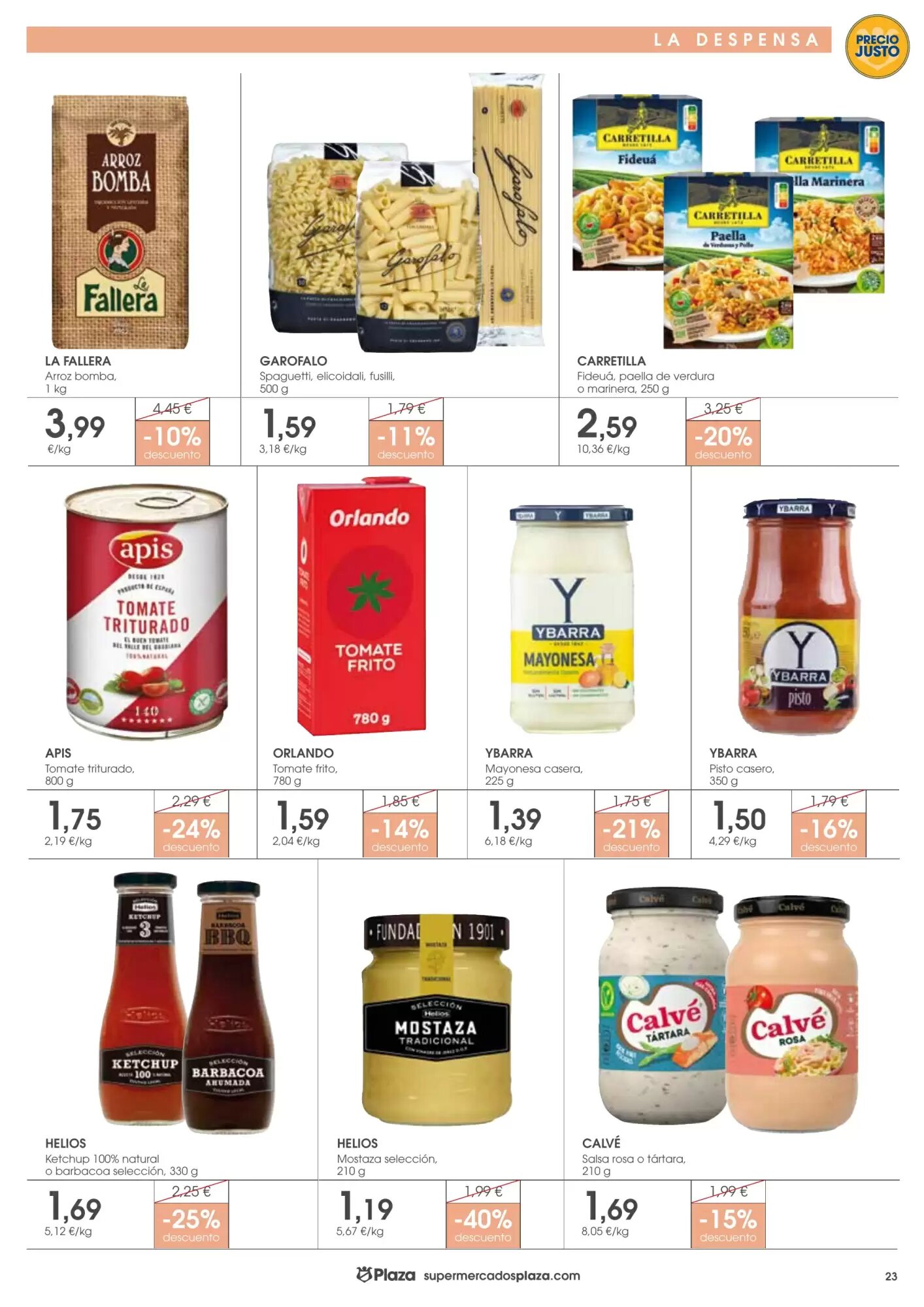 Folleto promocional de Supermercados Plaza válido desde el 07/05/2026 - Página 23.