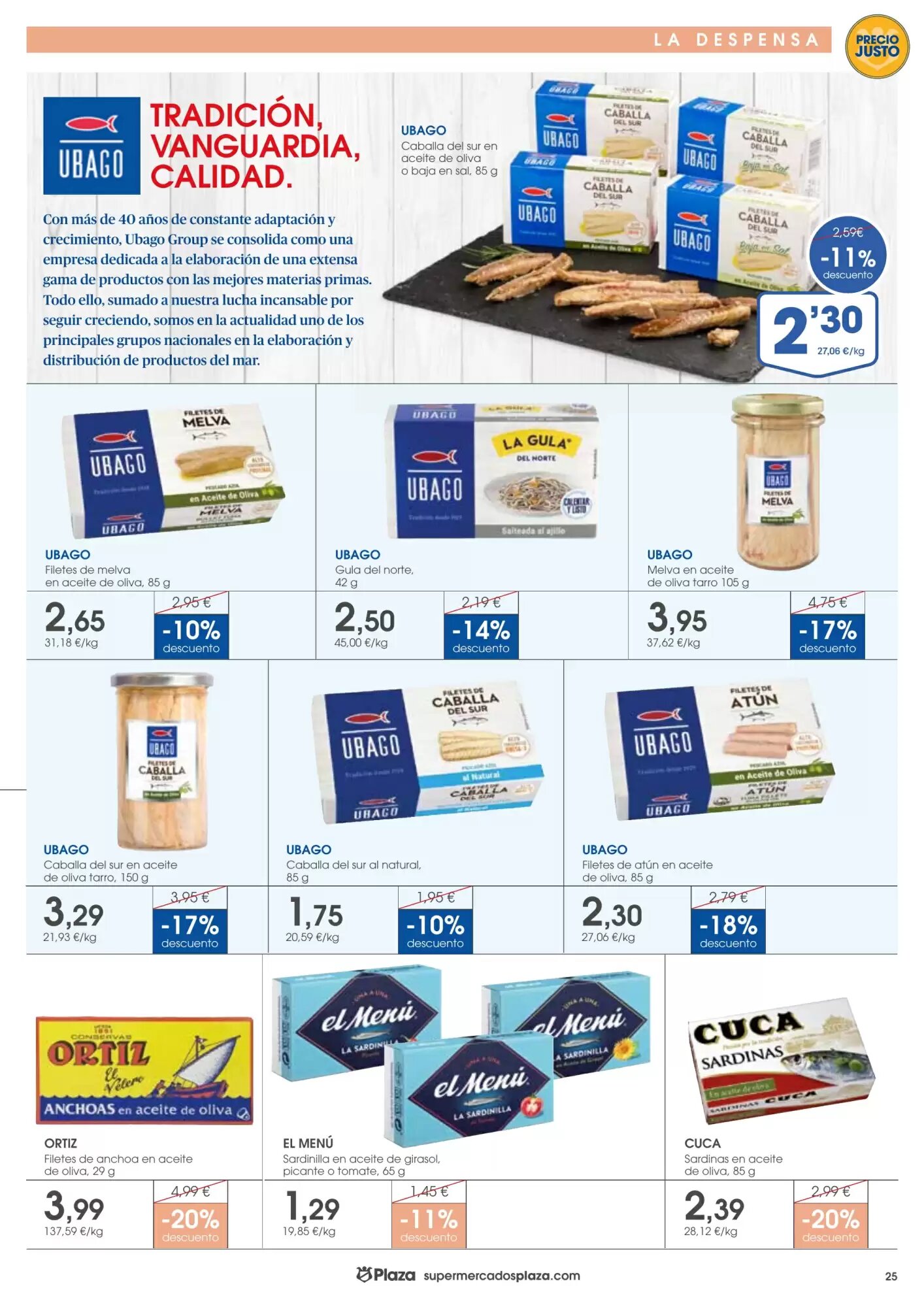 Folleto promocional de Supermercados Plaza válido desde el 07/05/2026 - Página 25.
