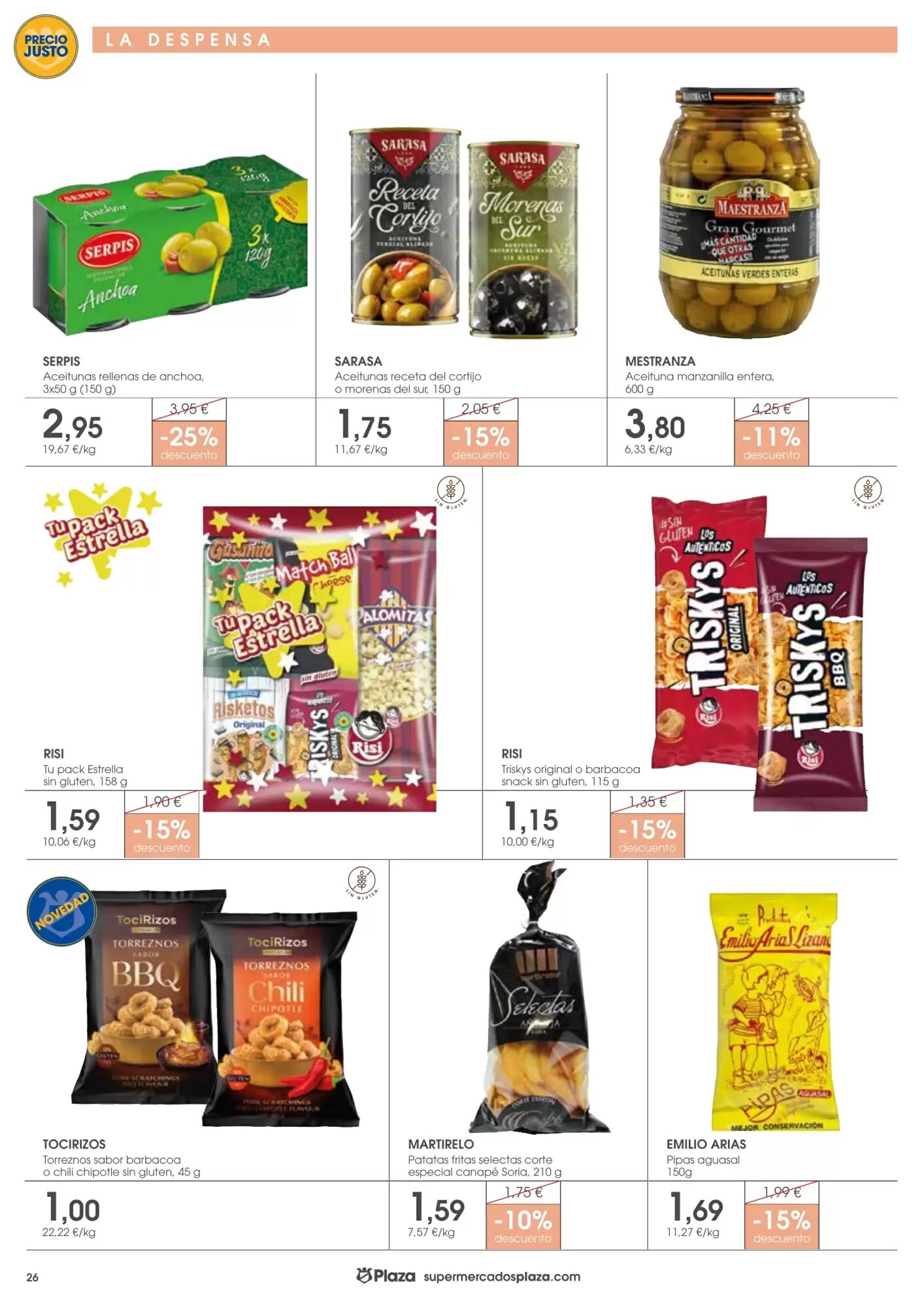 Folleto promocional de Supermercados Plaza válido desde el 07/05/2026 - Página 26.