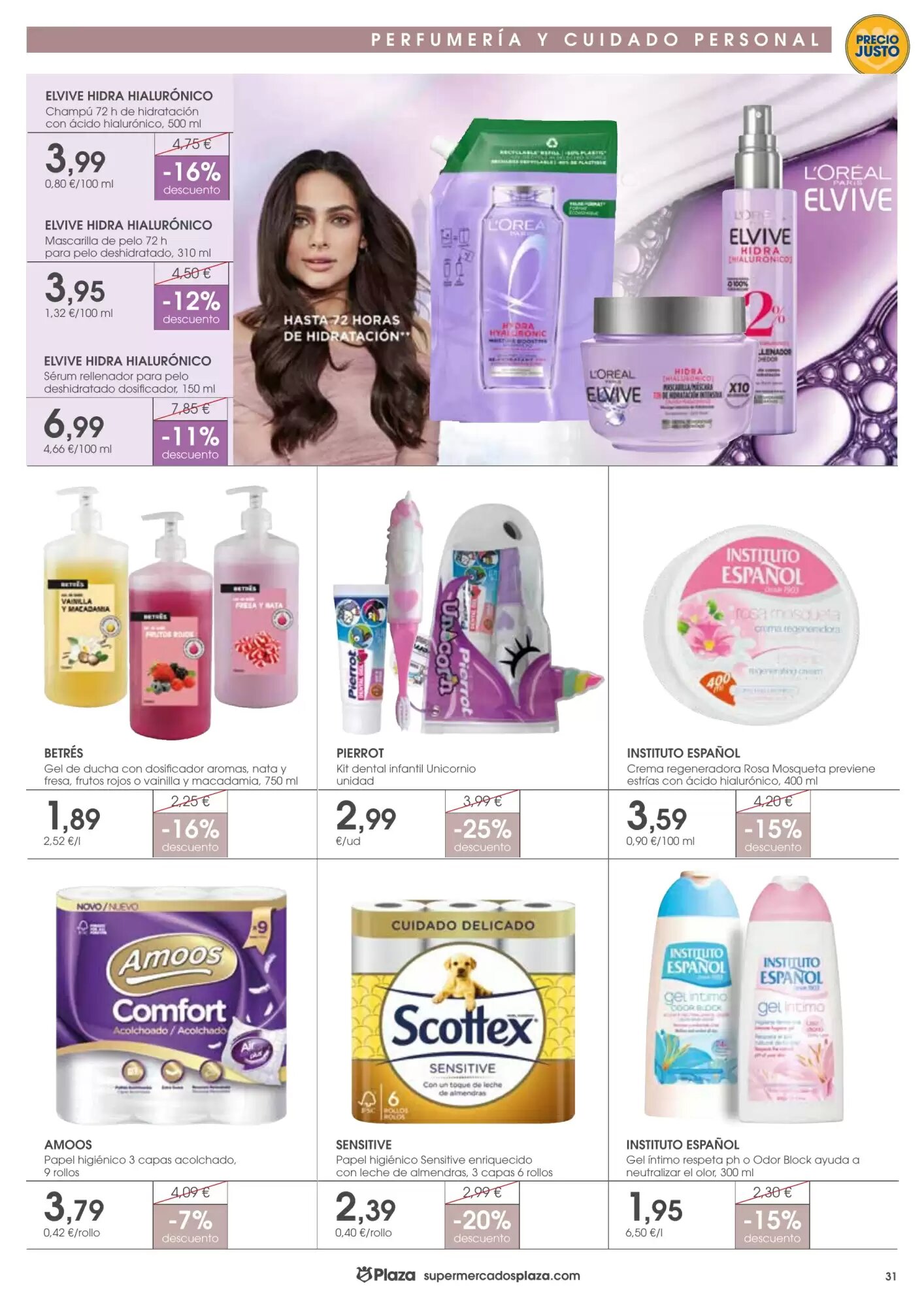 Folleto promocional de Supermercados Plaza válido desde el 07/05/2026 - Página 31.