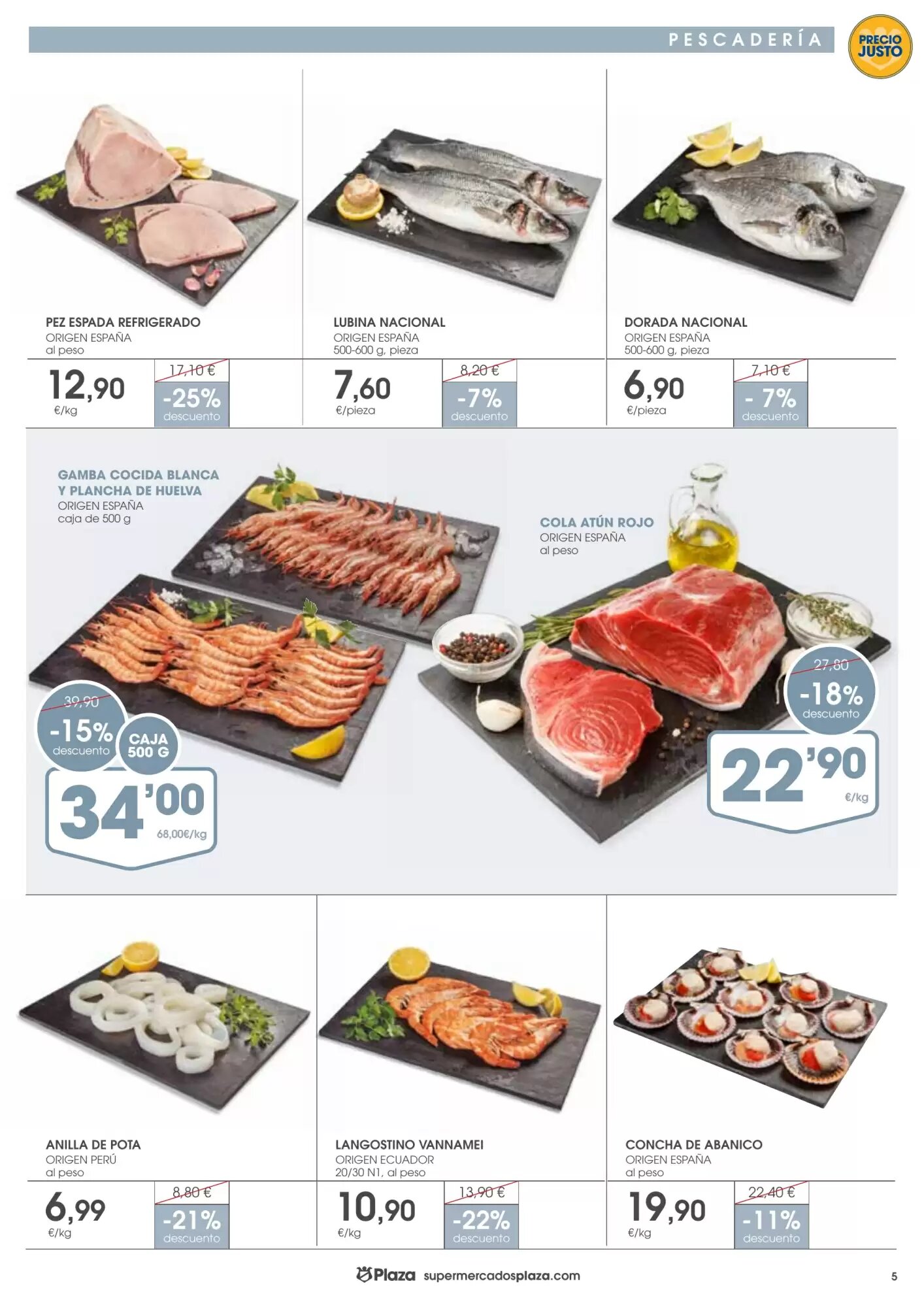 Folleto promocional de Supermercados Plaza válido desde el 07/05/2026 - Página 5.