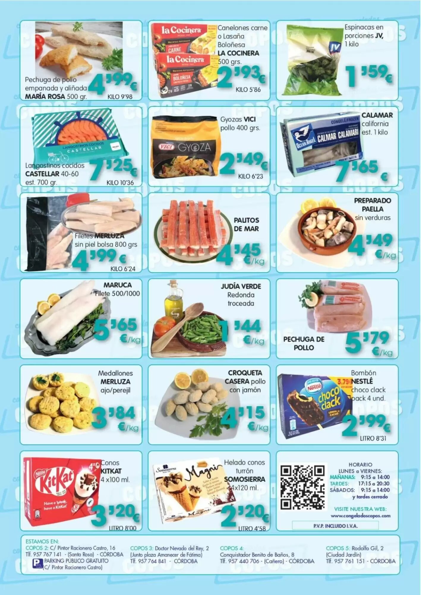 Folleto promocional de Congelados Copos válido desde el 07/05/2026 - Página 2.