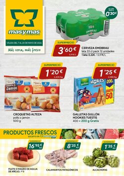 Folleto promocional de Masymas válido desde el 07/05/2026