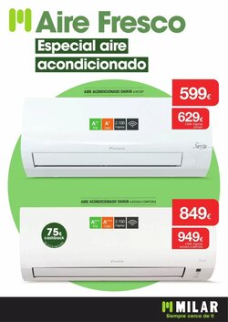 Folleto promocional de Milar válido desde el 08/05/2026