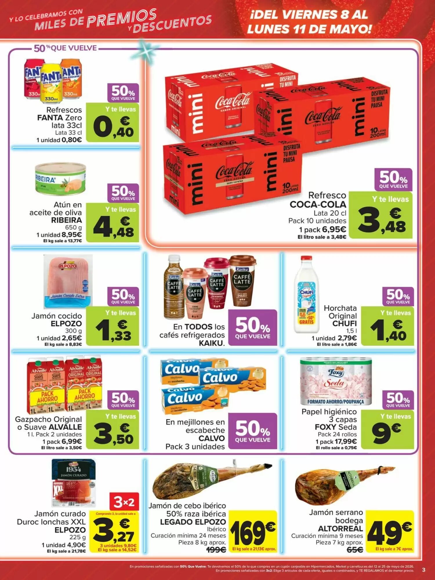 Folleto promocional de Carrefour válido desde el 08/05/2026 - Página 3.
