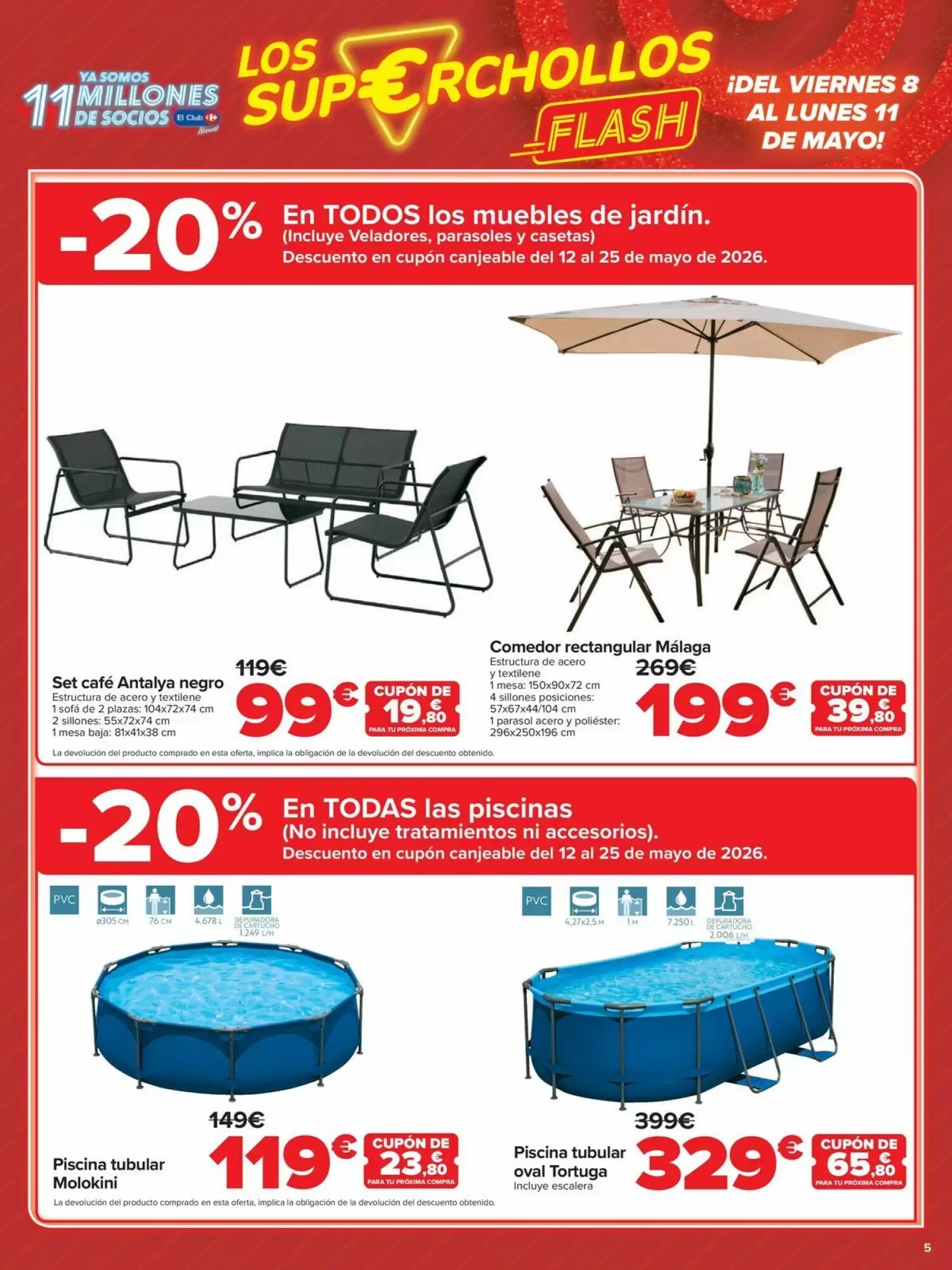 Folleto promocional de Carrefour válido desde el 08/05/2026 - Página 5.