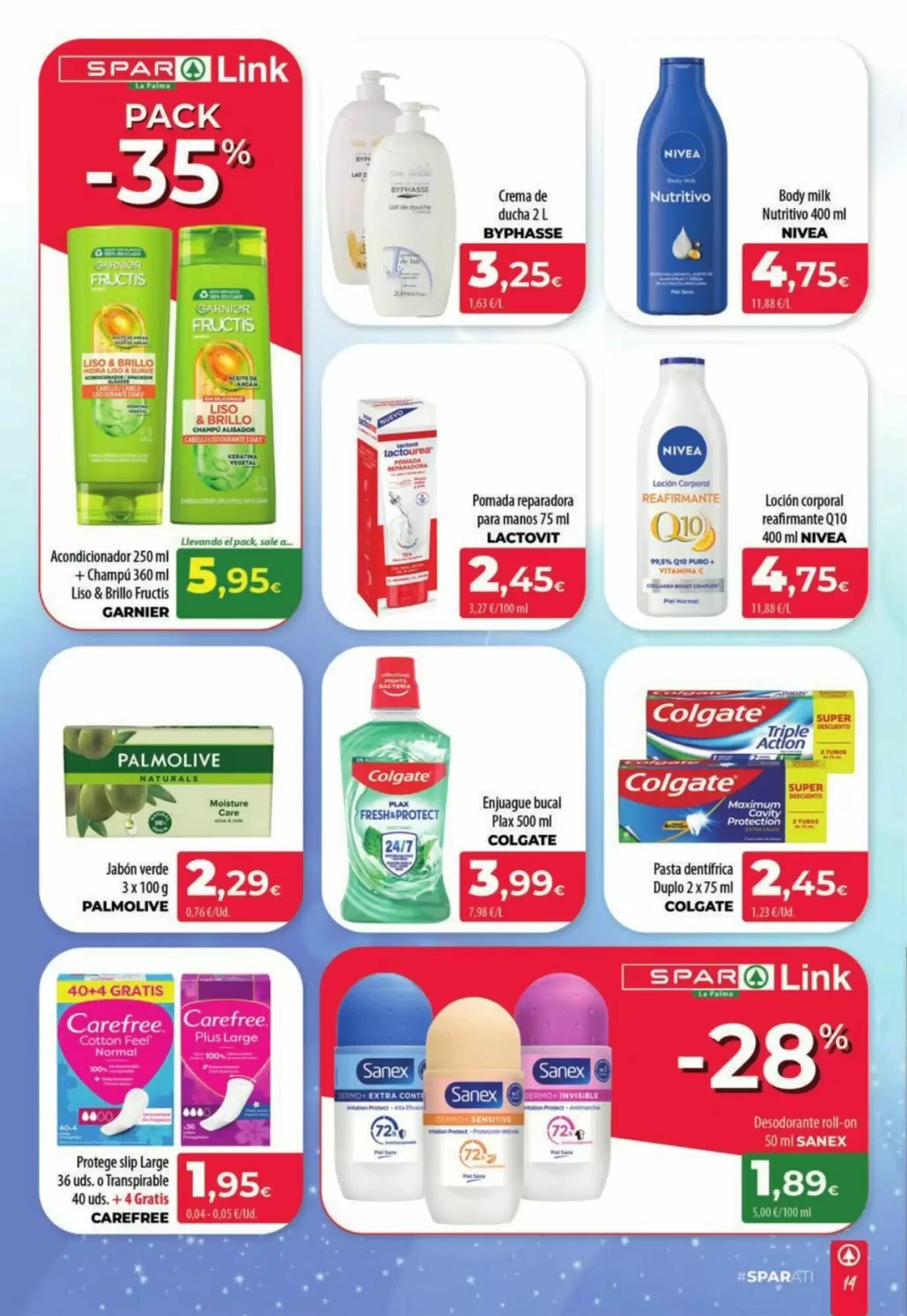Folleto promocional de Spar La Palma válido desde el 08/05/2026 - Página 14.