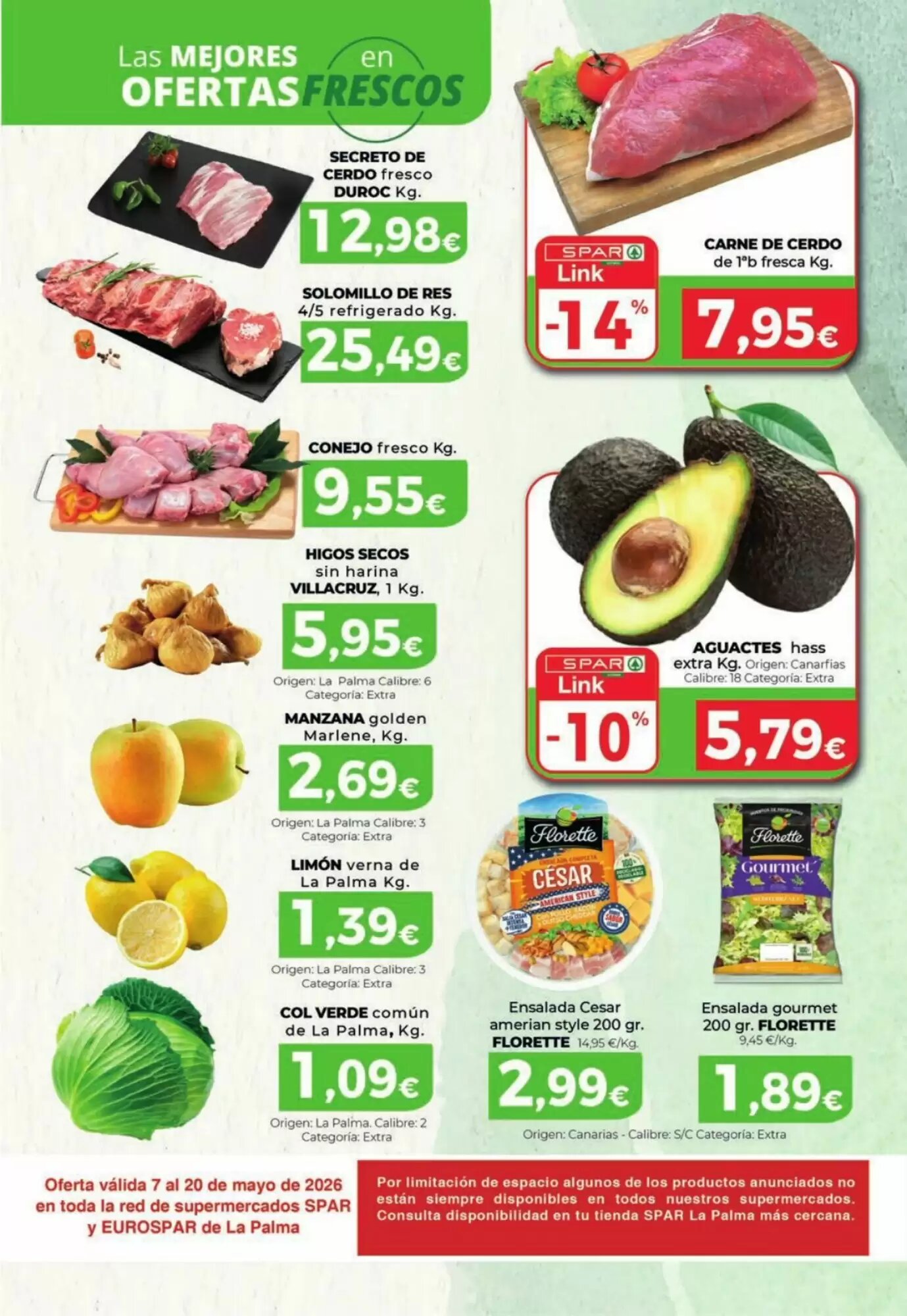 Folleto promocional de Spar La Palma válido desde el 08/05/2026 - Página 16.