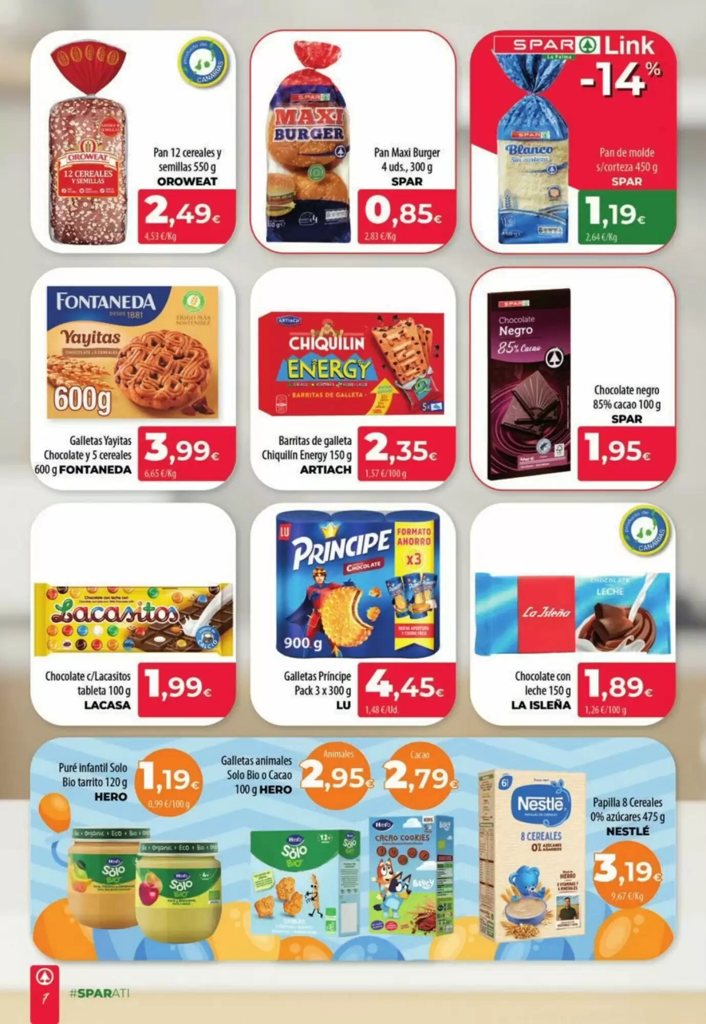 Folleto promocional de Spar La Palma válido desde el 08/05/2026 - Página 7.