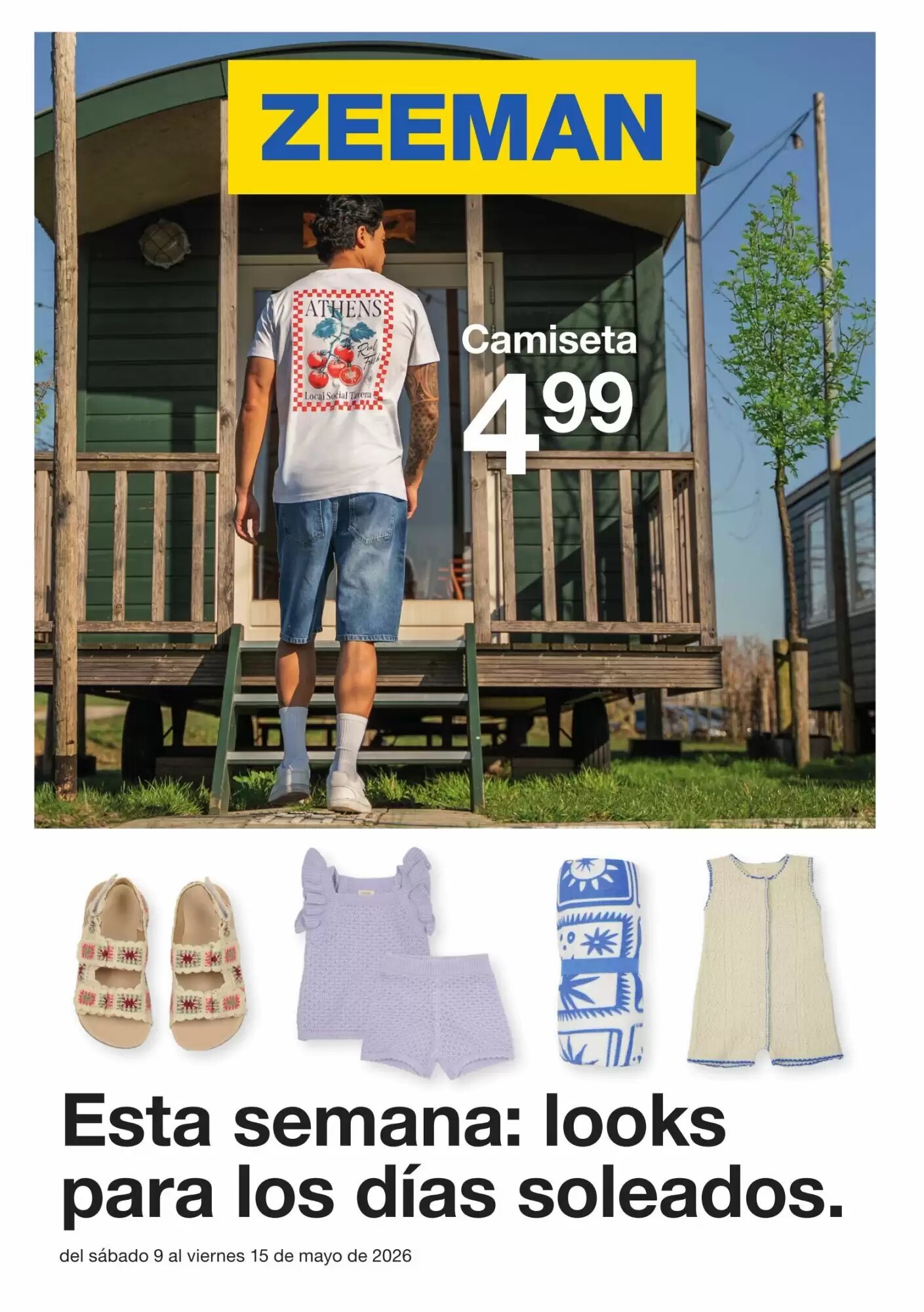 Folleto promocional de Zeeman válido desde el 09/05/2026 - Página 1.