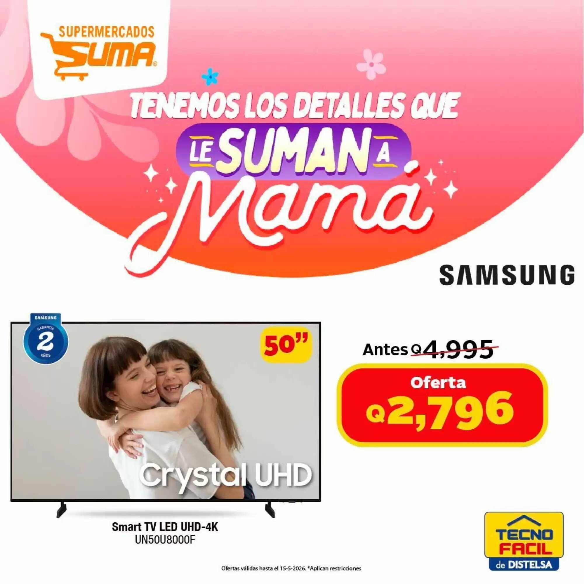 Folleto promocional de Suma Supermercados válido desde el 09/05/2026 - Página 1.