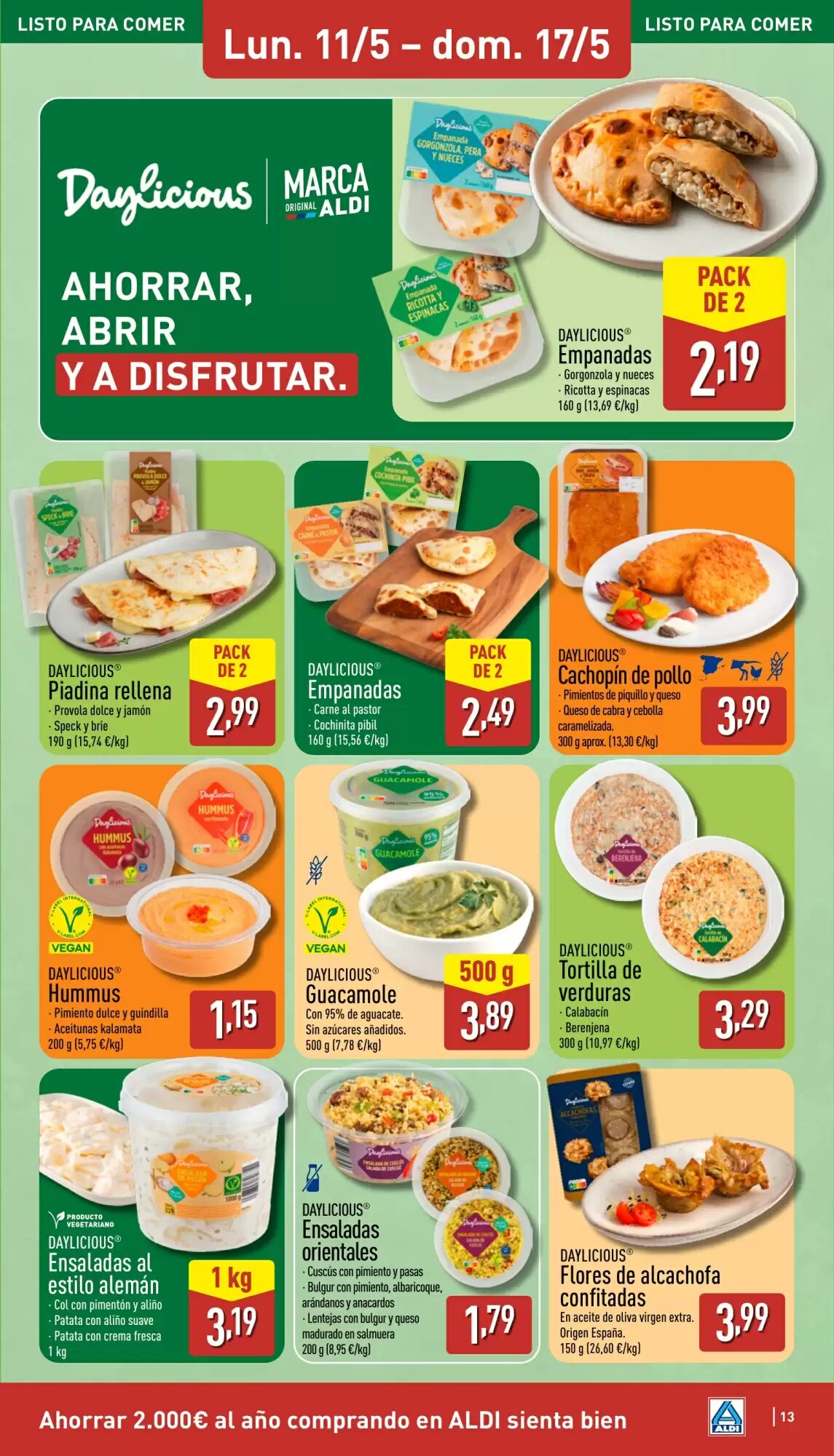 Folleto promocional de ALDI válido desde el 11/05/2026 - Página 13.