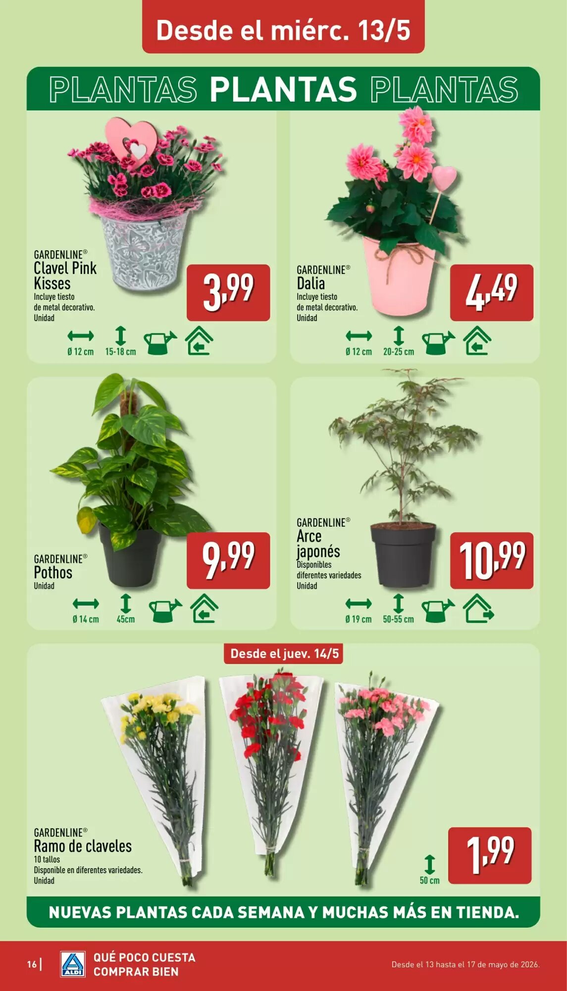 Folleto promocional de ALDI válido desde el 11/05/2026 - Página 16.
