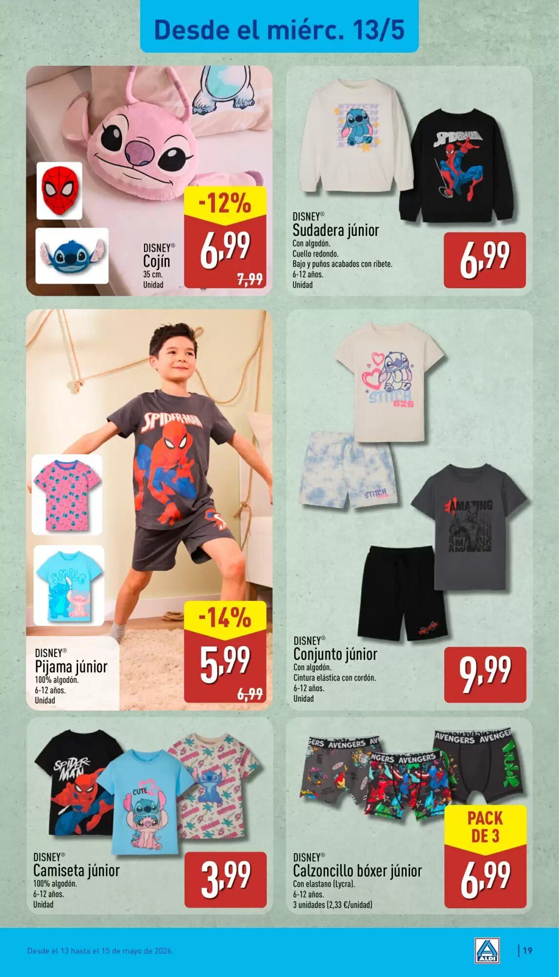 Folleto promocional de ALDI válido desde el 11/05/2026 - Página 19.