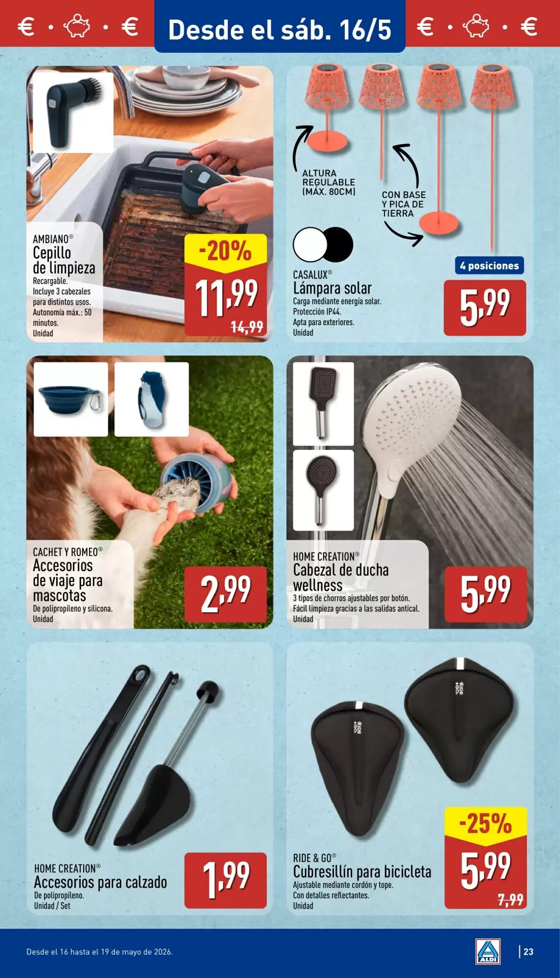 Folleto promocional de ALDI válido desde el 11/05/2026 - Página 23.