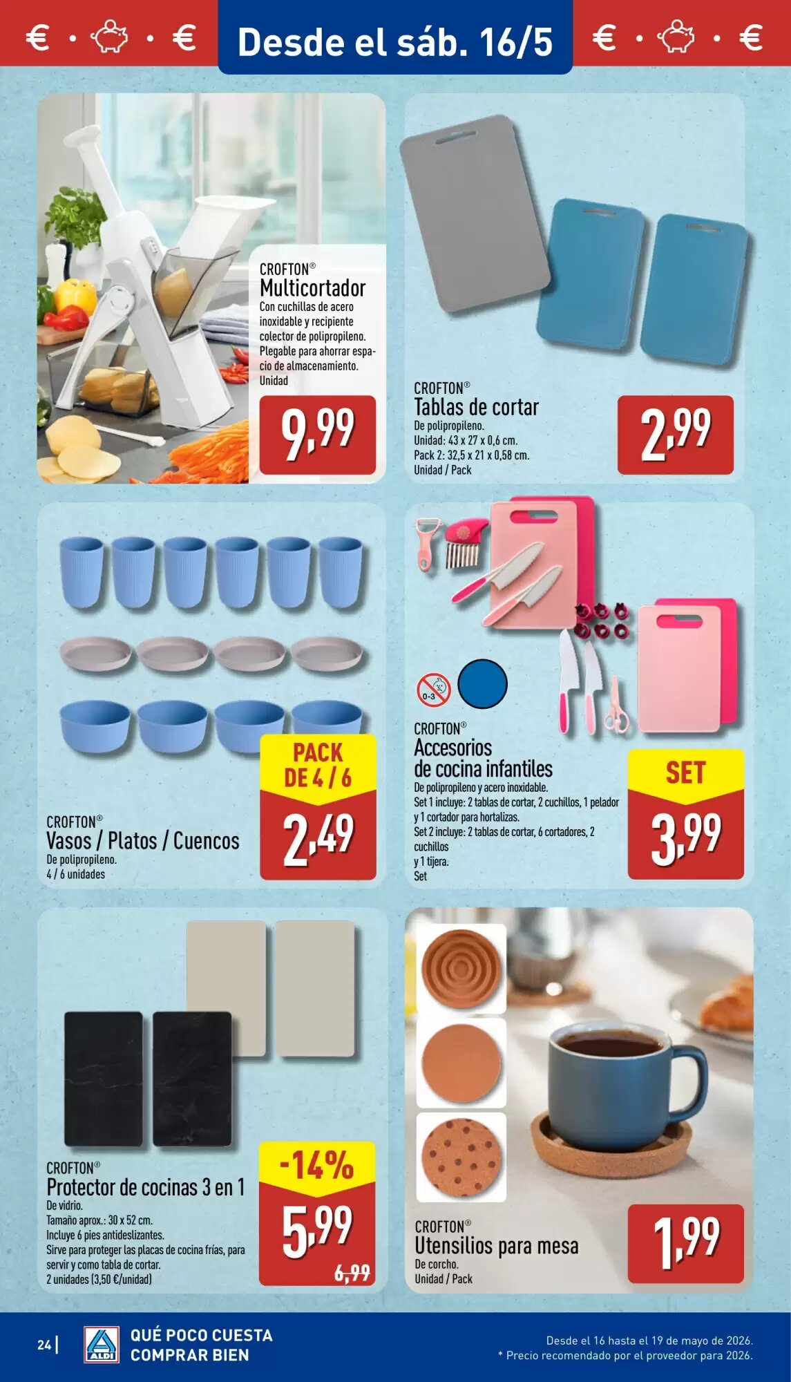Folleto promocional de ALDI válido desde el 11/05/2026 - Página 24.