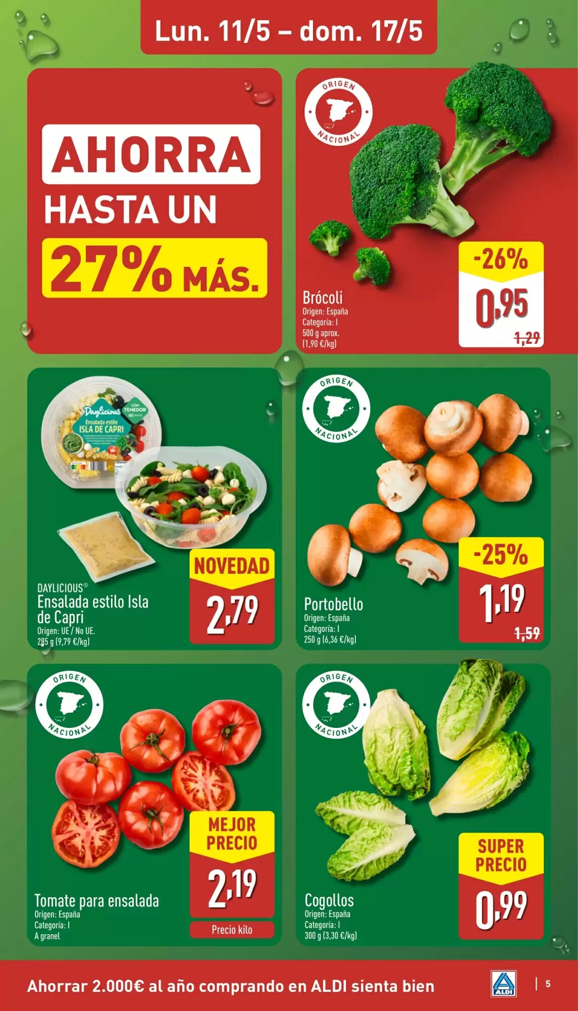Folleto promocional de ALDI válido desde el 11/05/2026 - Página 5.
