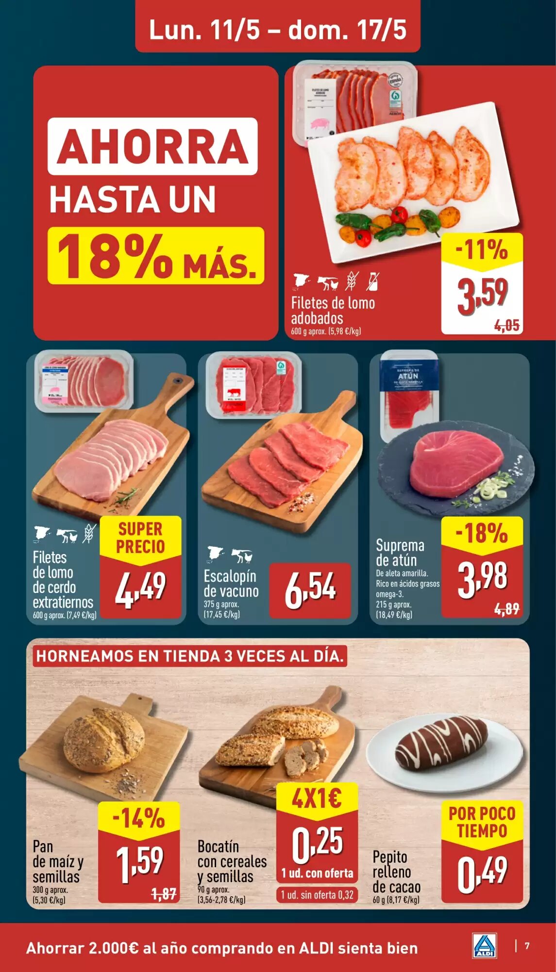 Folleto promocional de ALDI válido desde el 11/05/2026 - Página 7.