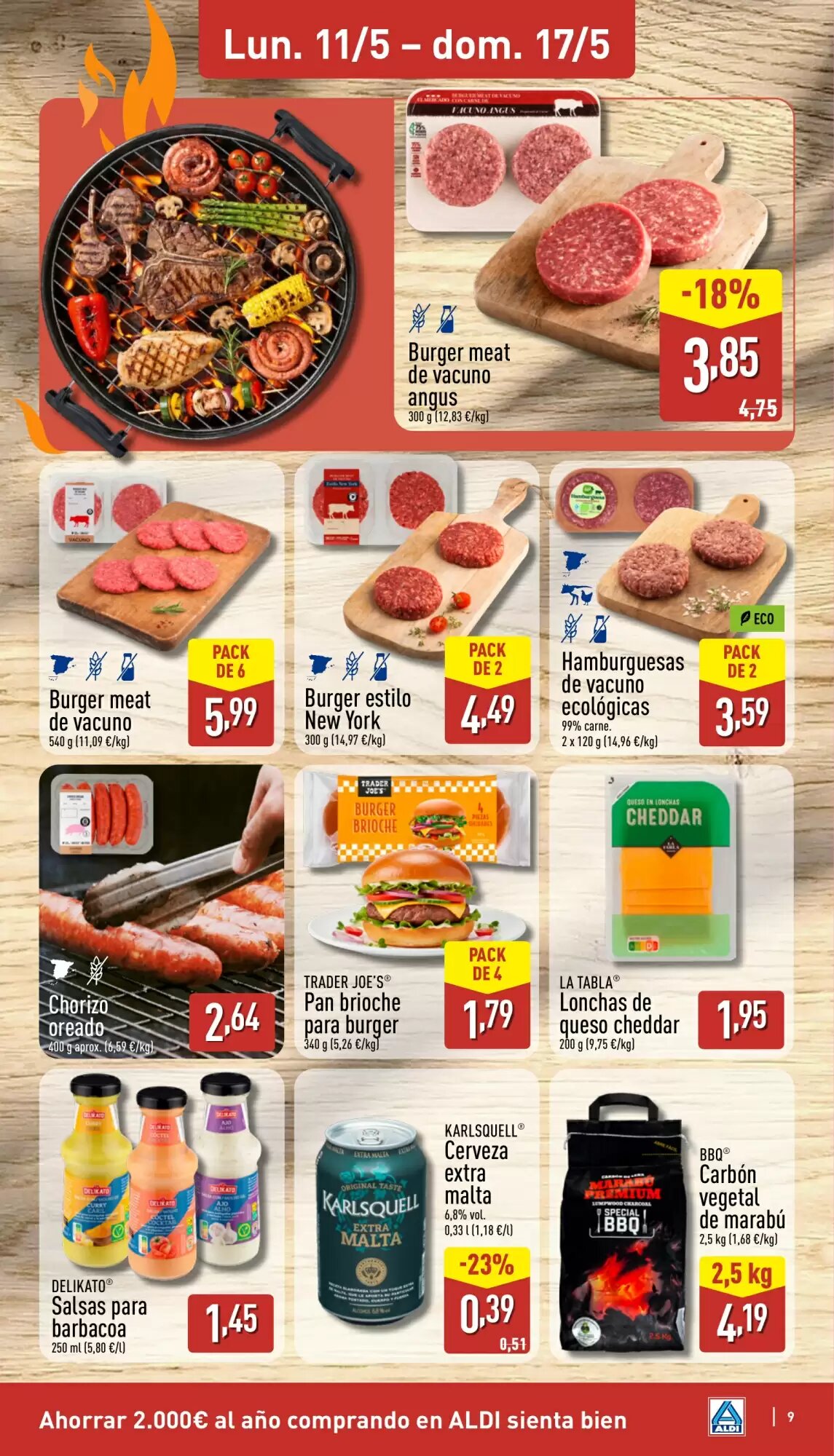 Folleto promocional de ALDI válido desde el 11/05/2026 - Página 9.