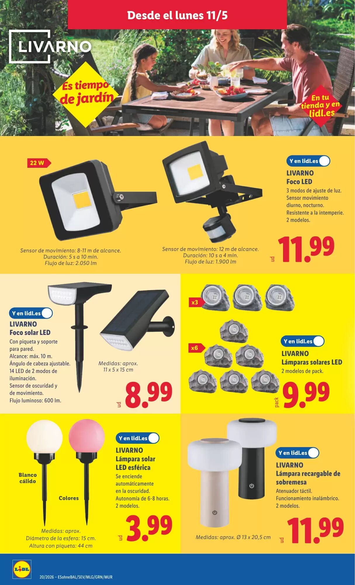 Folleto promocional de Lidl válido desde el 11/05/2026 - Página 12.