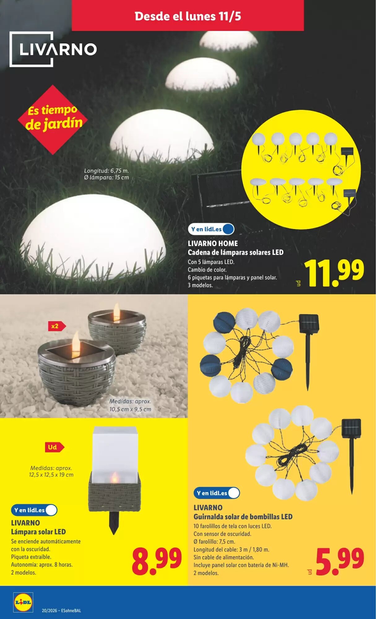 Folleto promocional de Lidl válido desde el 11/05/2026 - Página 14.