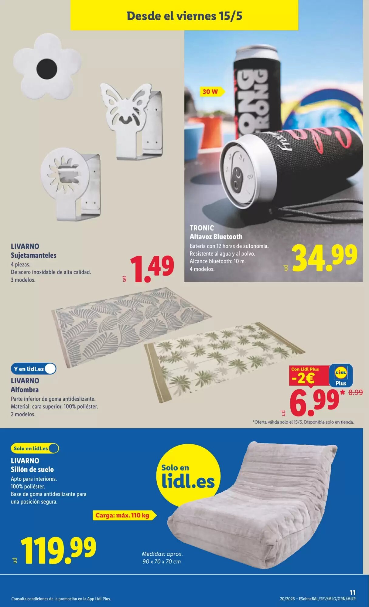 Folleto promocional de Lidl válido desde el 11/05/2026 - Página 33.