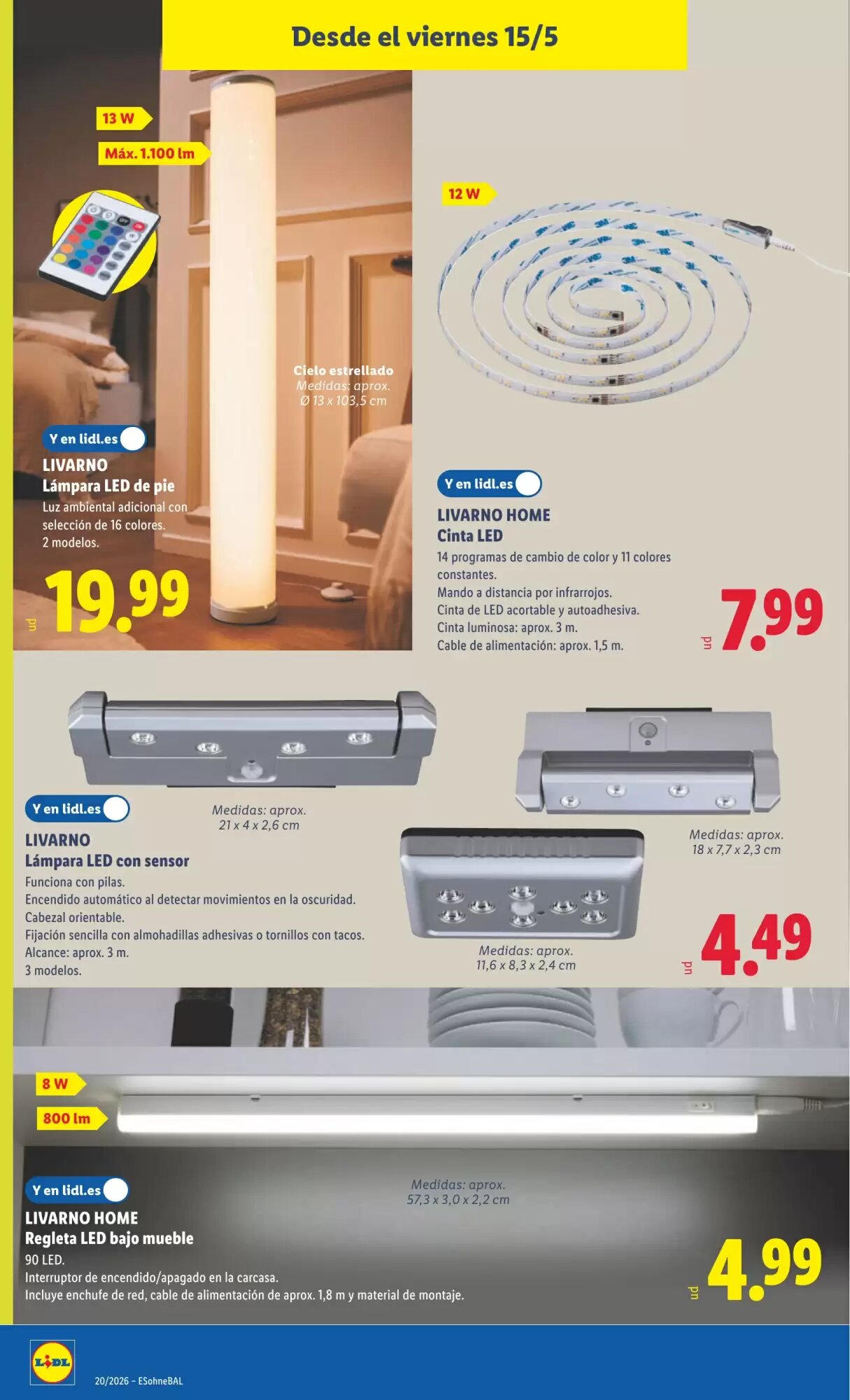 Folleto promocional de Lidl válido desde el 11/05/2026 - Página 36.