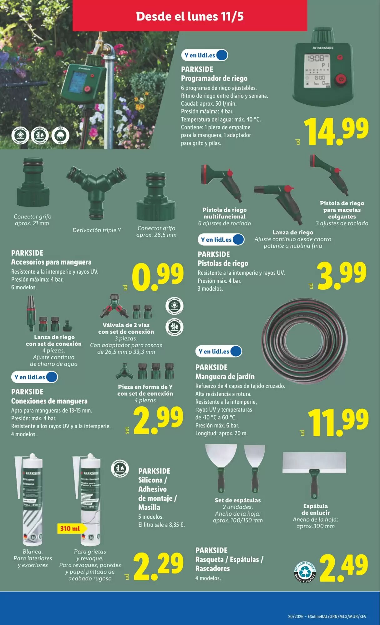 Folleto promocional de Lidl válido desde el 11/05/2026 - Página 9.