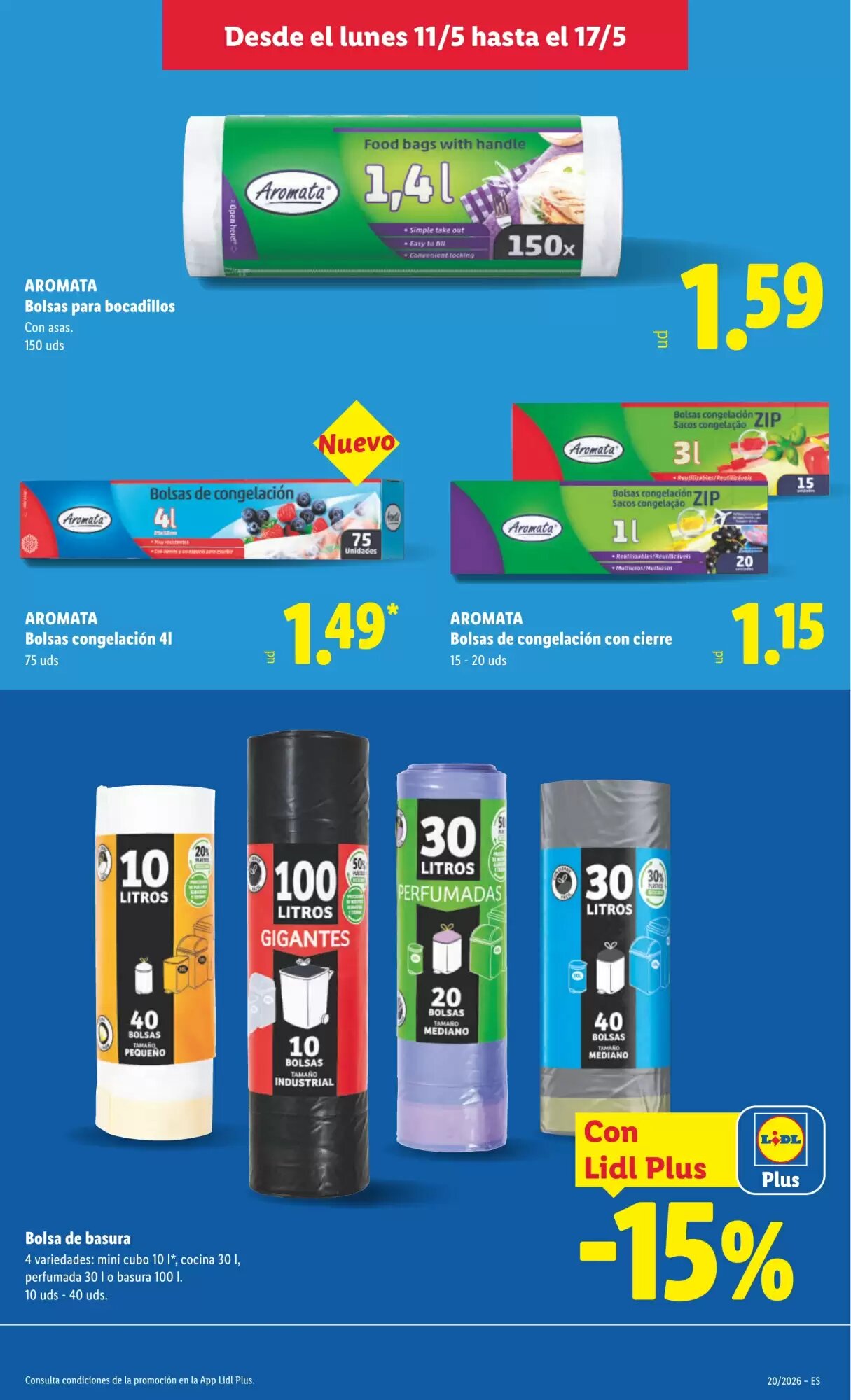 Folleto promocional de Lidl válido desde el 11/05/2026 - Página 19.