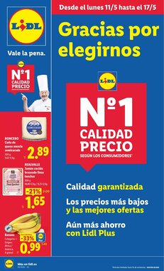 Folleto promocional de Lidl válido desde el 11/05/2026