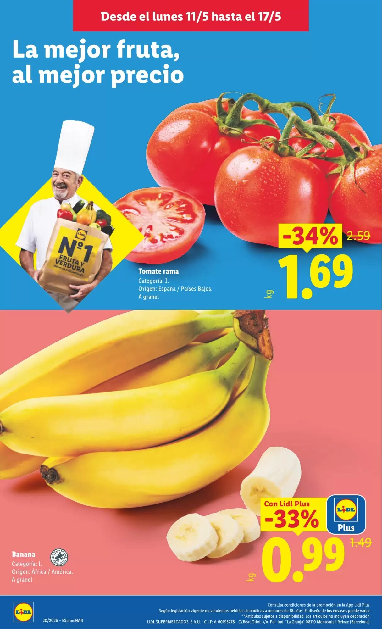 Folleto promocional de Lidl válido desde el 11/05/2026 - Página 4.