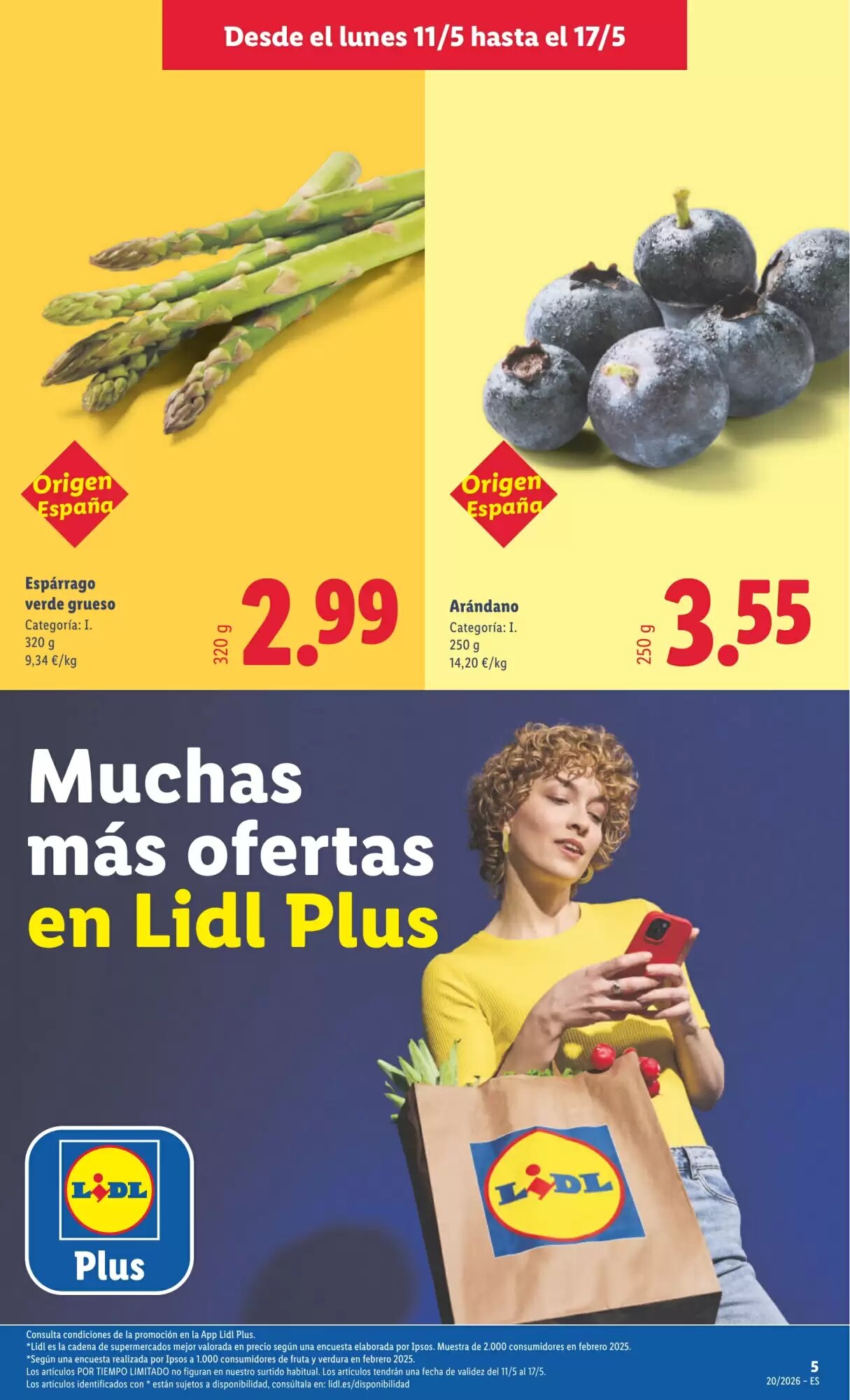 Folleto promocional de Lidl válido desde el 11/05/2026 - Página 5.