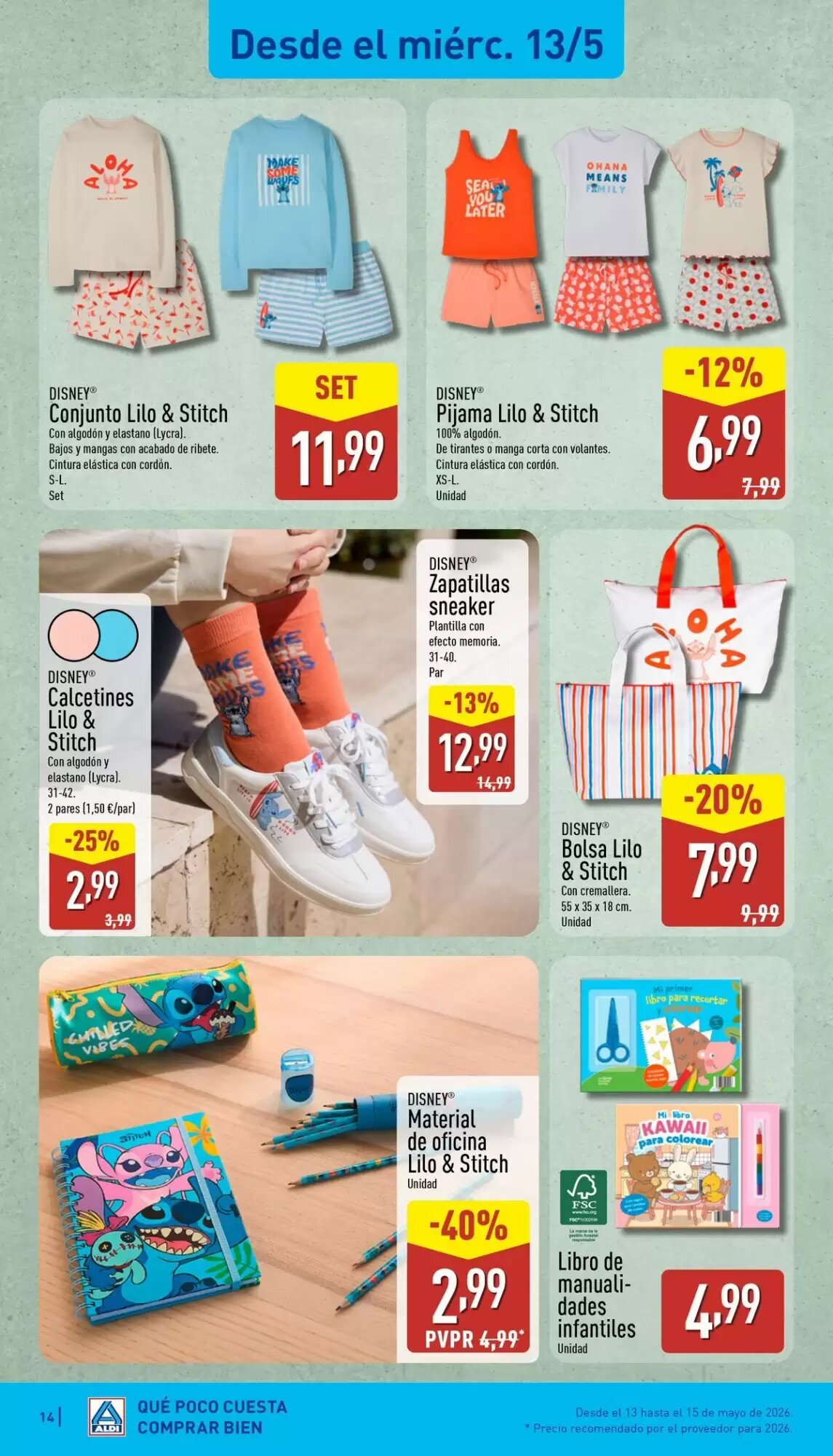 Folleto promocional de ALDI válido desde el 11/05/2026 - Página 14.