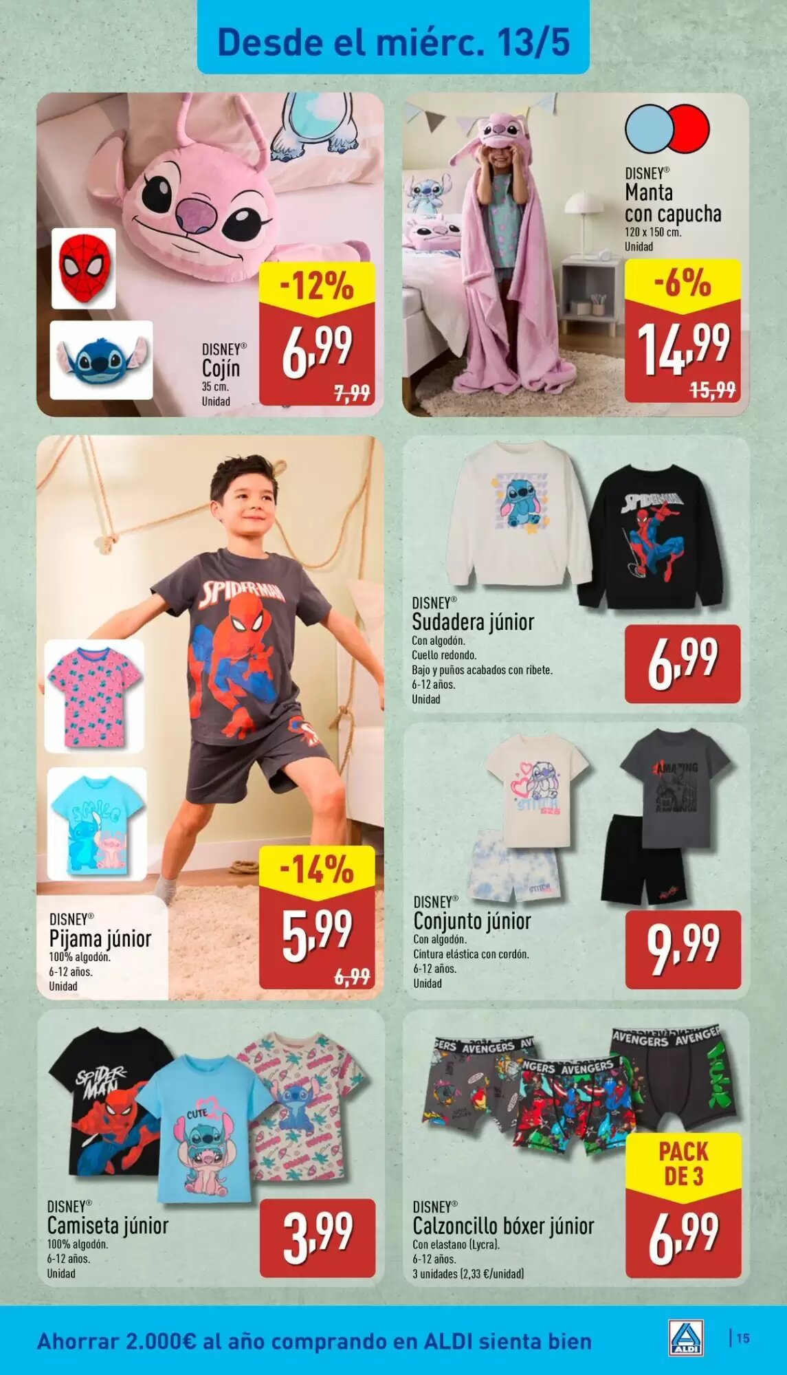 Folleto promocional de ALDI válido desde el 11/05/2026 - Página 15.
