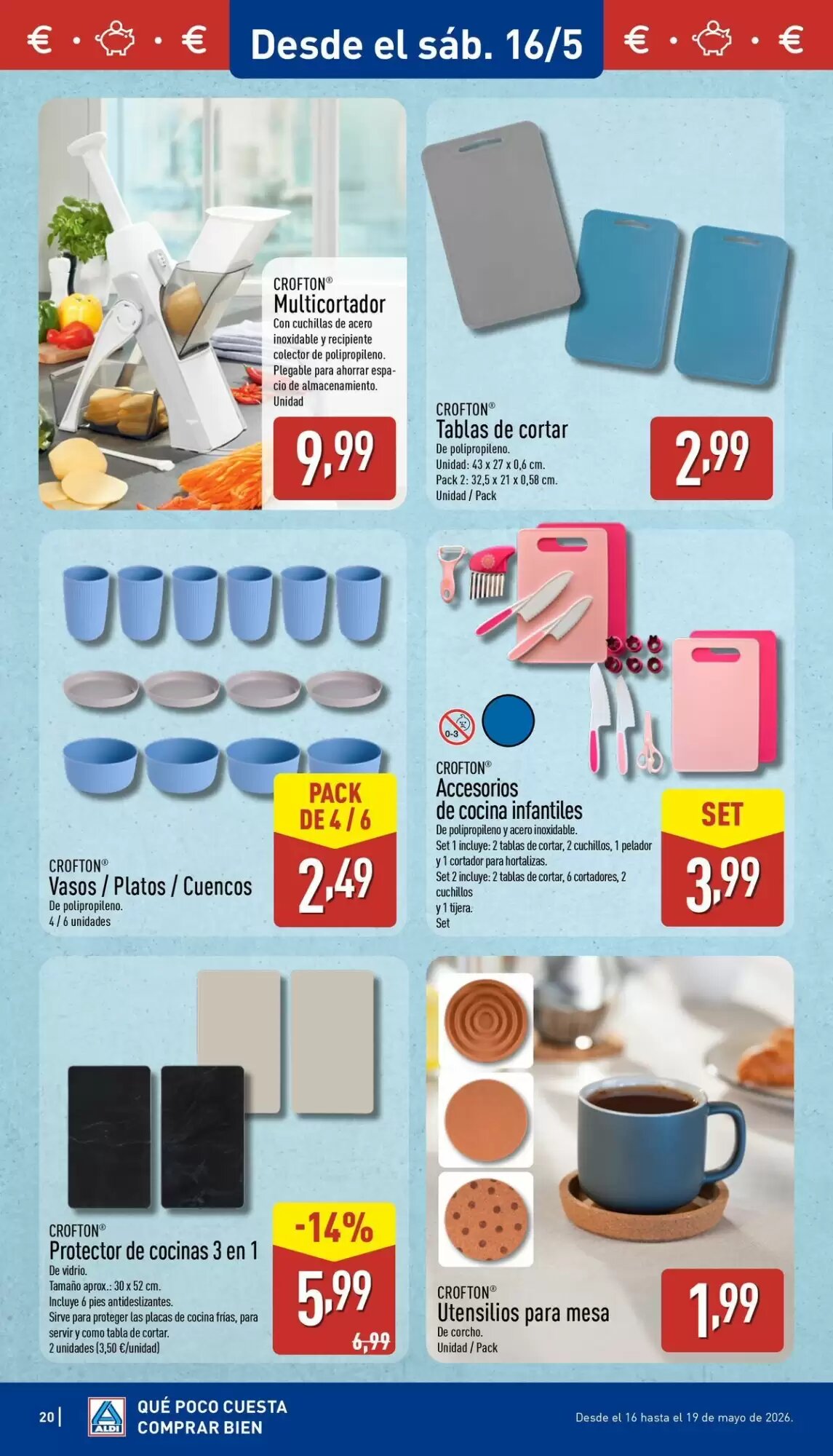 Folleto promocional de ALDI válido desde el 11/05/2026 - Página 20.