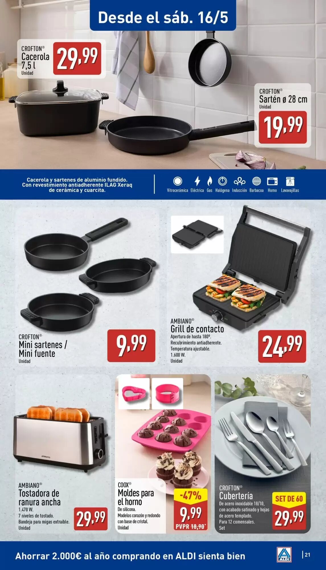 Folleto promocional de ALDI válido desde el 11/05/2026 - Página 21.