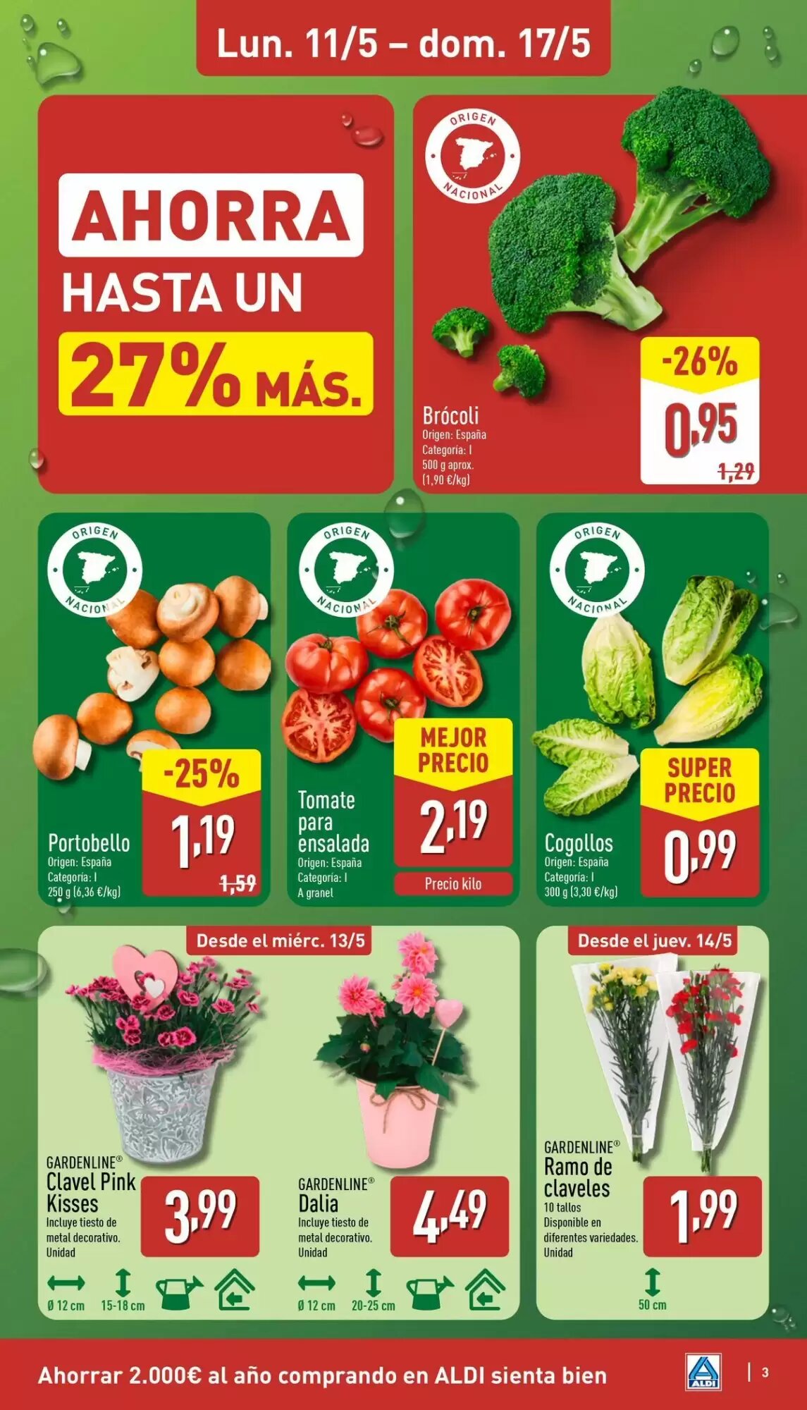 Folleto promocional de ALDI válido desde el 11/05/2026 - Página 3.