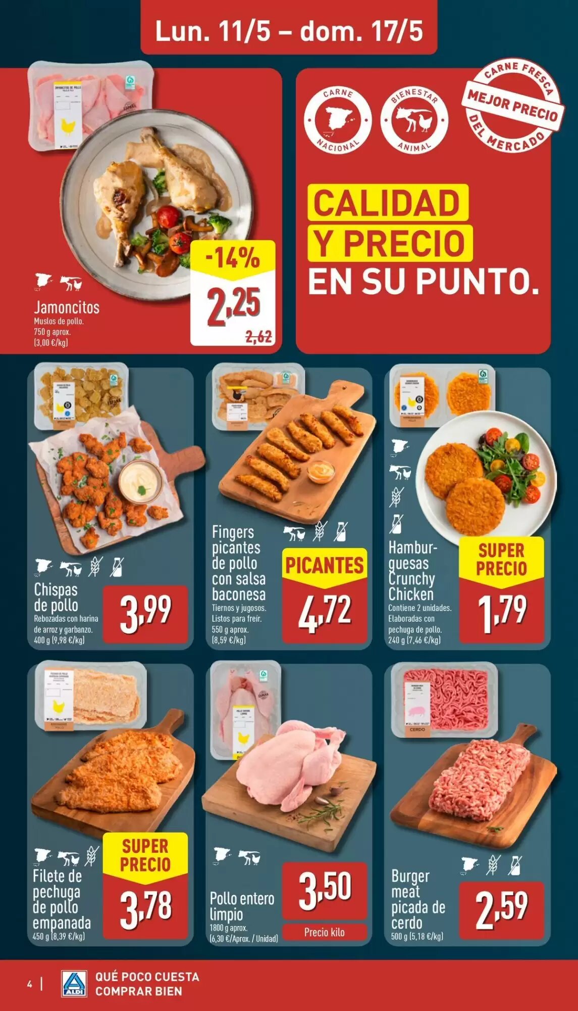 Folleto promocional de ALDI válido desde el 11/05/2026 - Página 4.