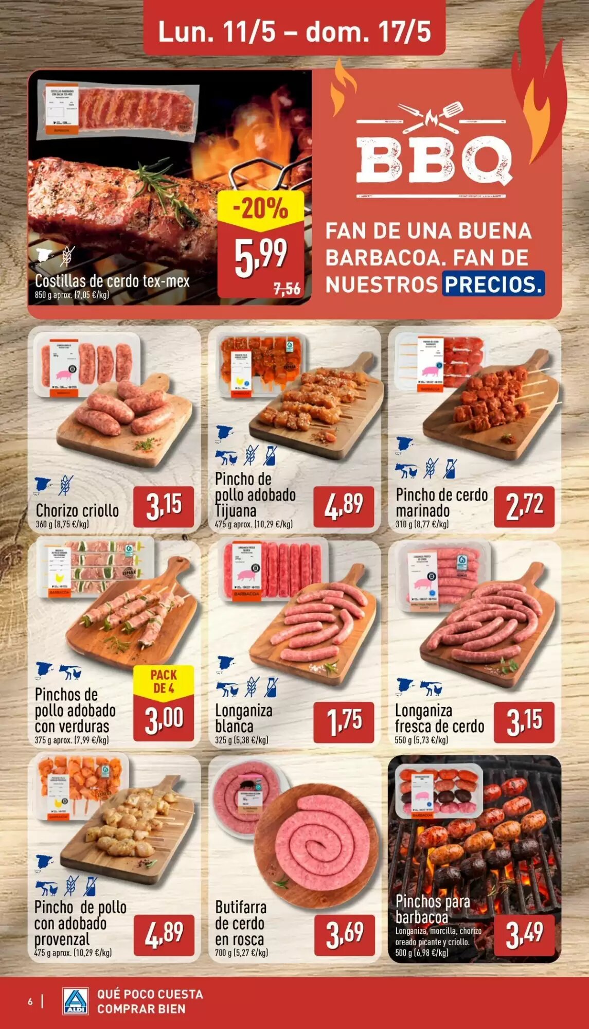 Folleto promocional de ALDI válido desde el 11/05/2026 - Página 6.
