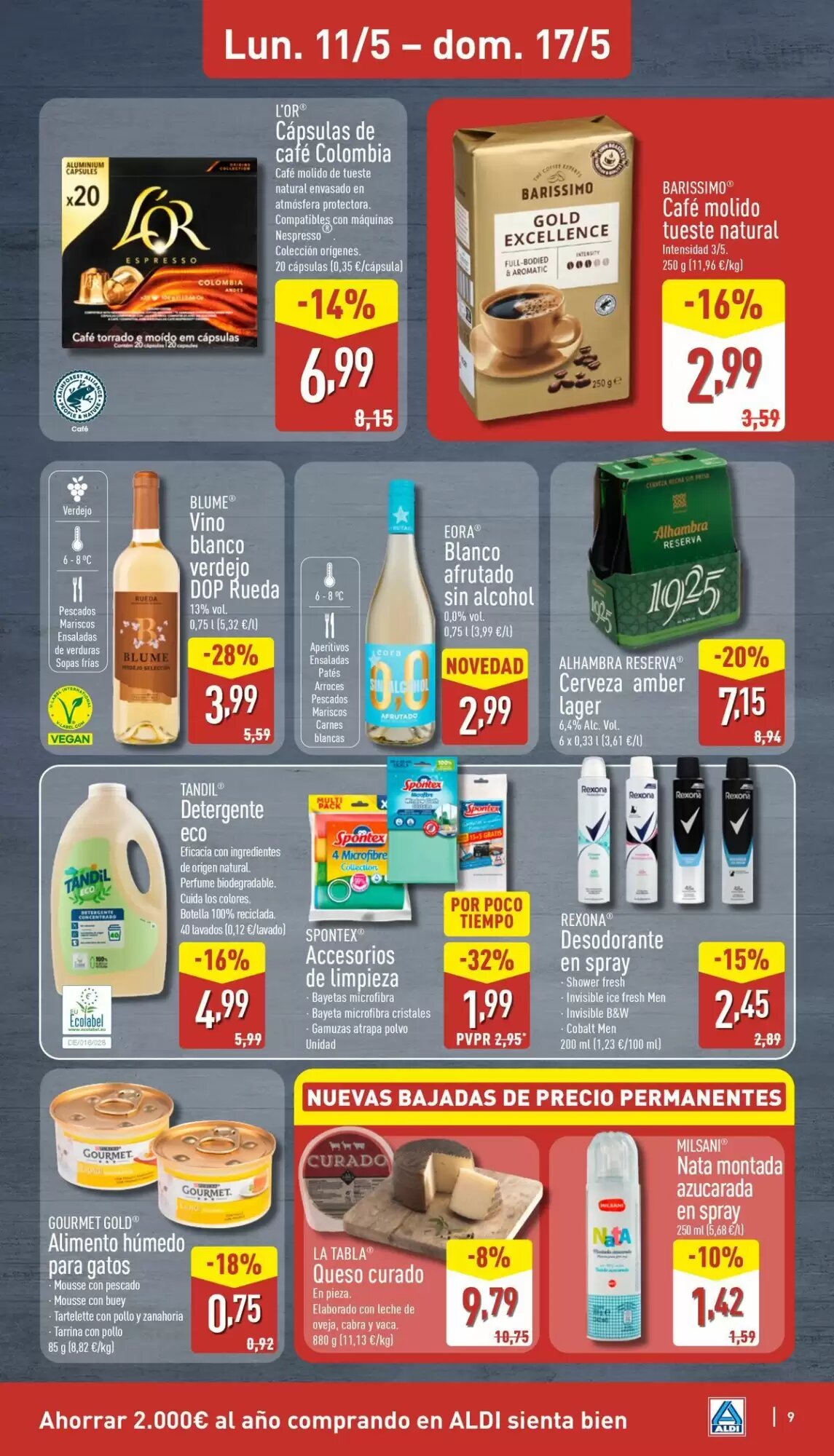 Folleto promocional de ALDI válido desde el 11/05/2026 - Página 9.