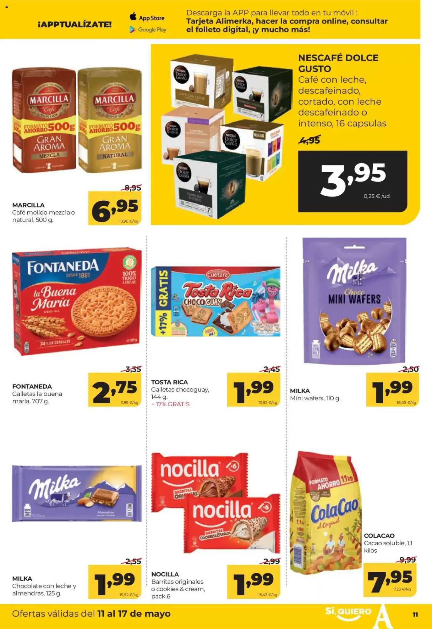 Folleto promocional de Alimerka válido desde el 11/05/2026 - Página 11.